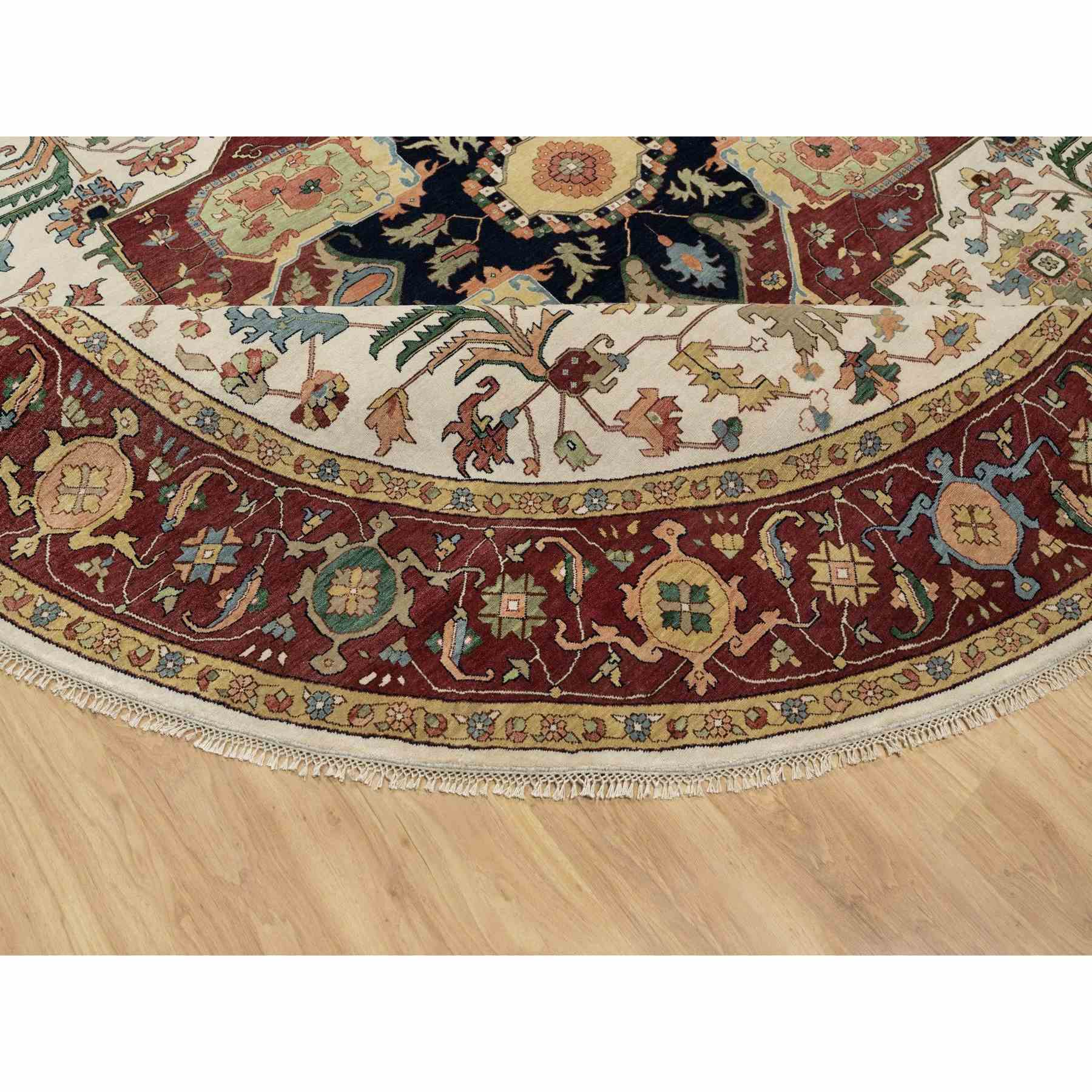 Heriz-Hand-Knotted-Rug-453695