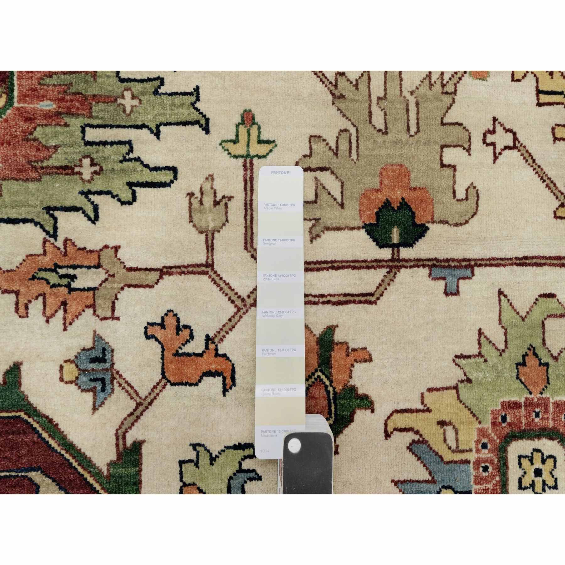 Heriz-Hand-Knotted-Rug-453695