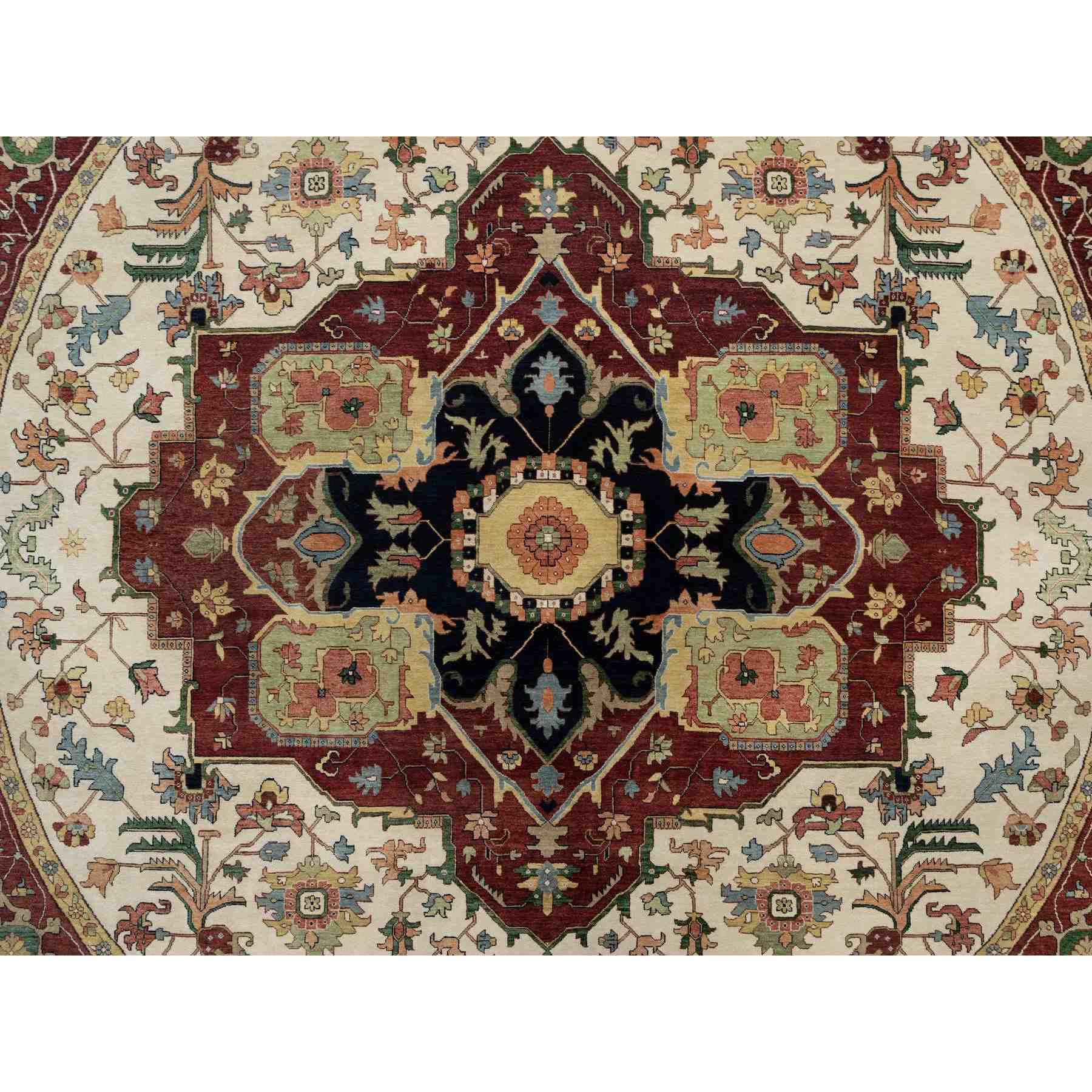 Heriz-Hand-Knotted-Rug-453695