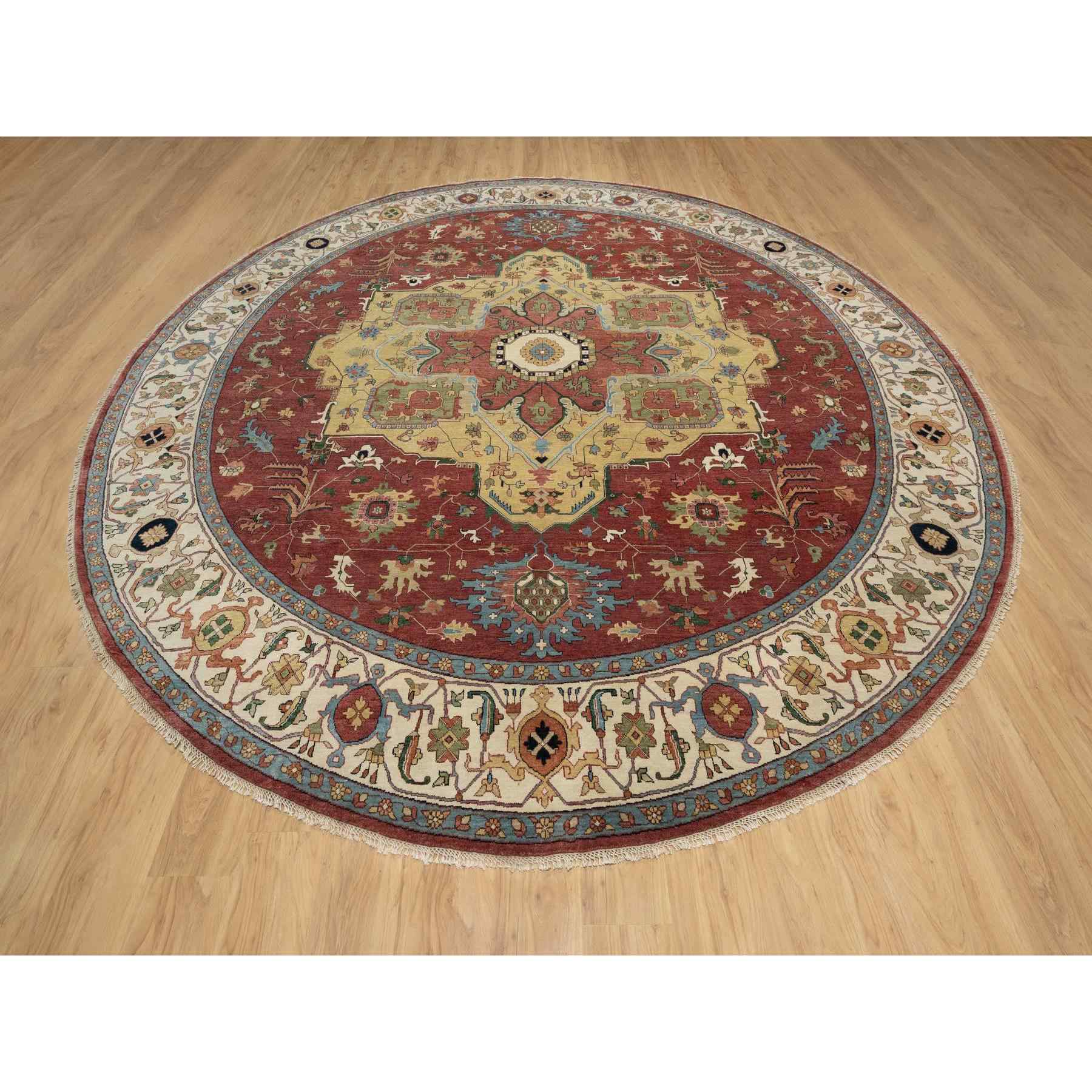 Heriz-Hand-Knotted-Rug-453700