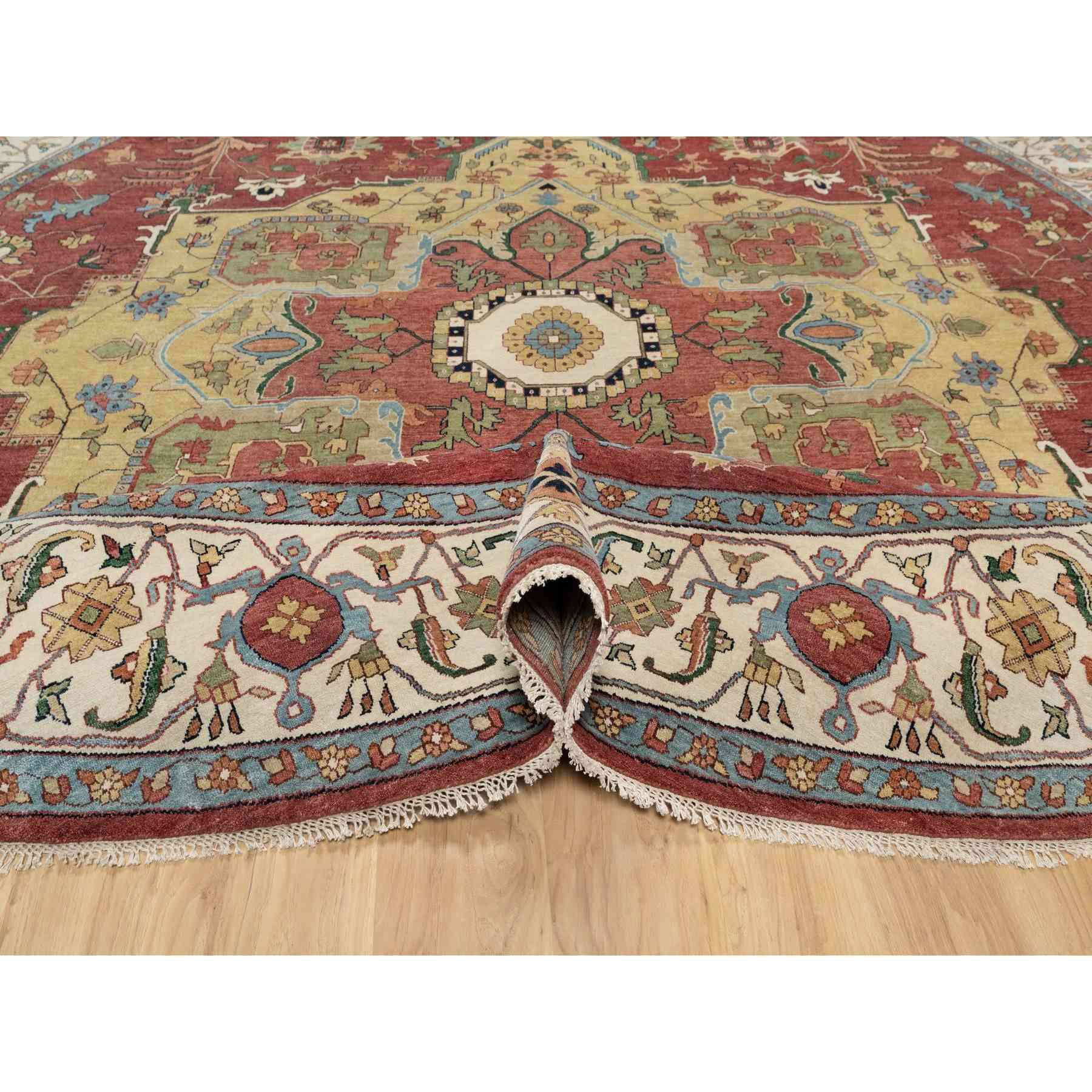 Heriz-Hand-Knotted-Rug-453700