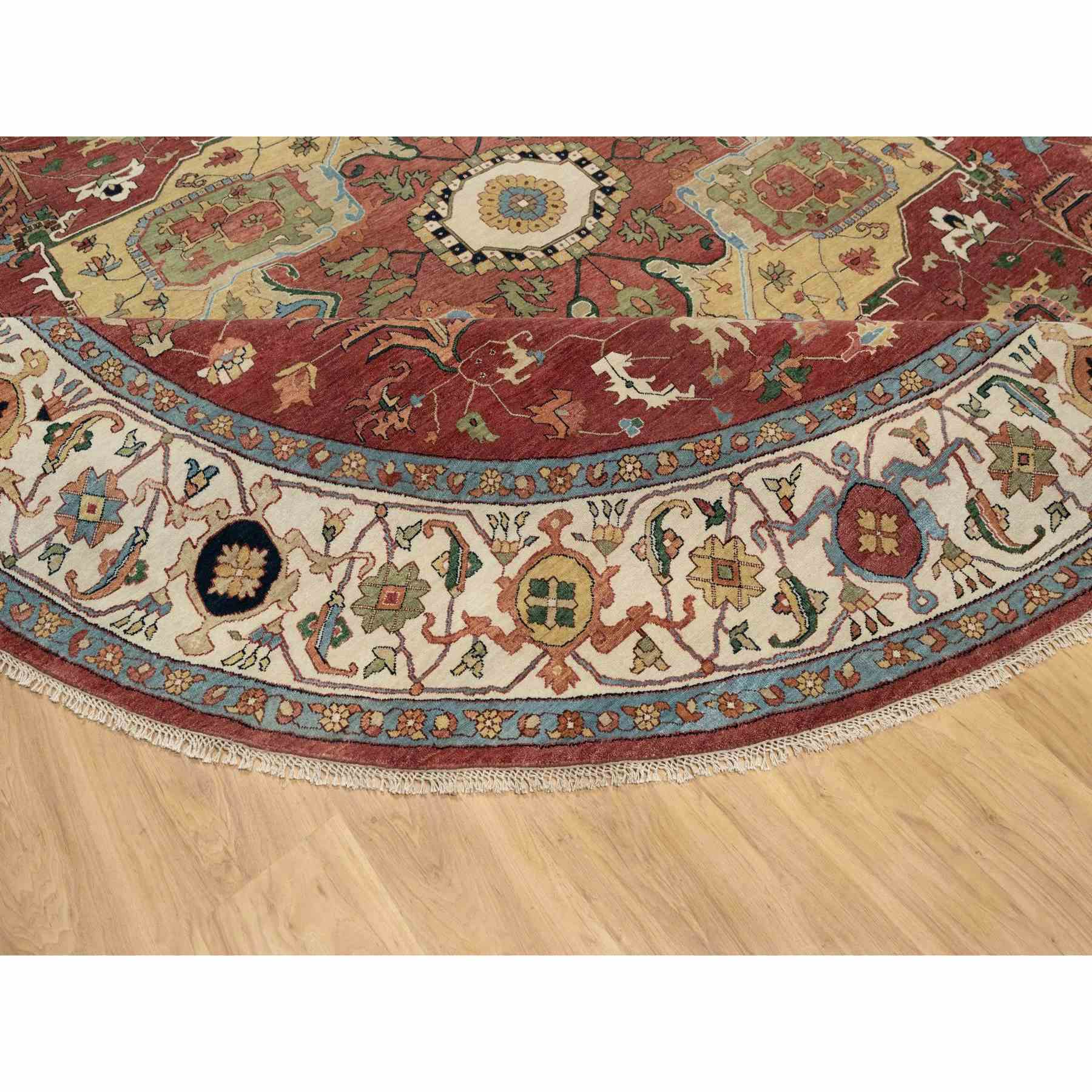 Heriz-Hand-Knotted-Rug-453700