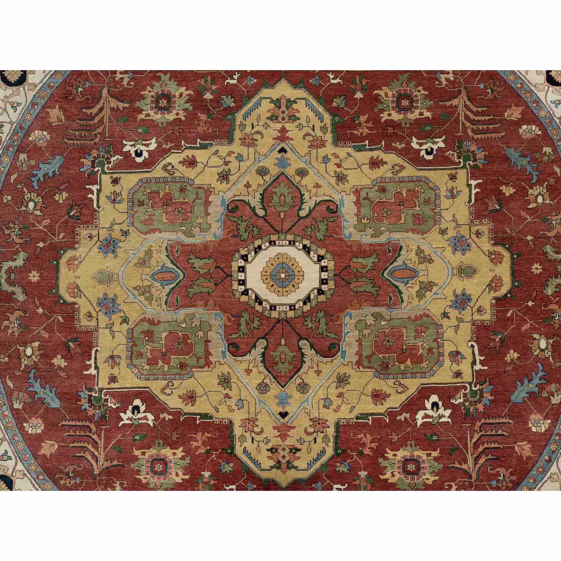 Heriz-Hand-Knotted-Rug-453700