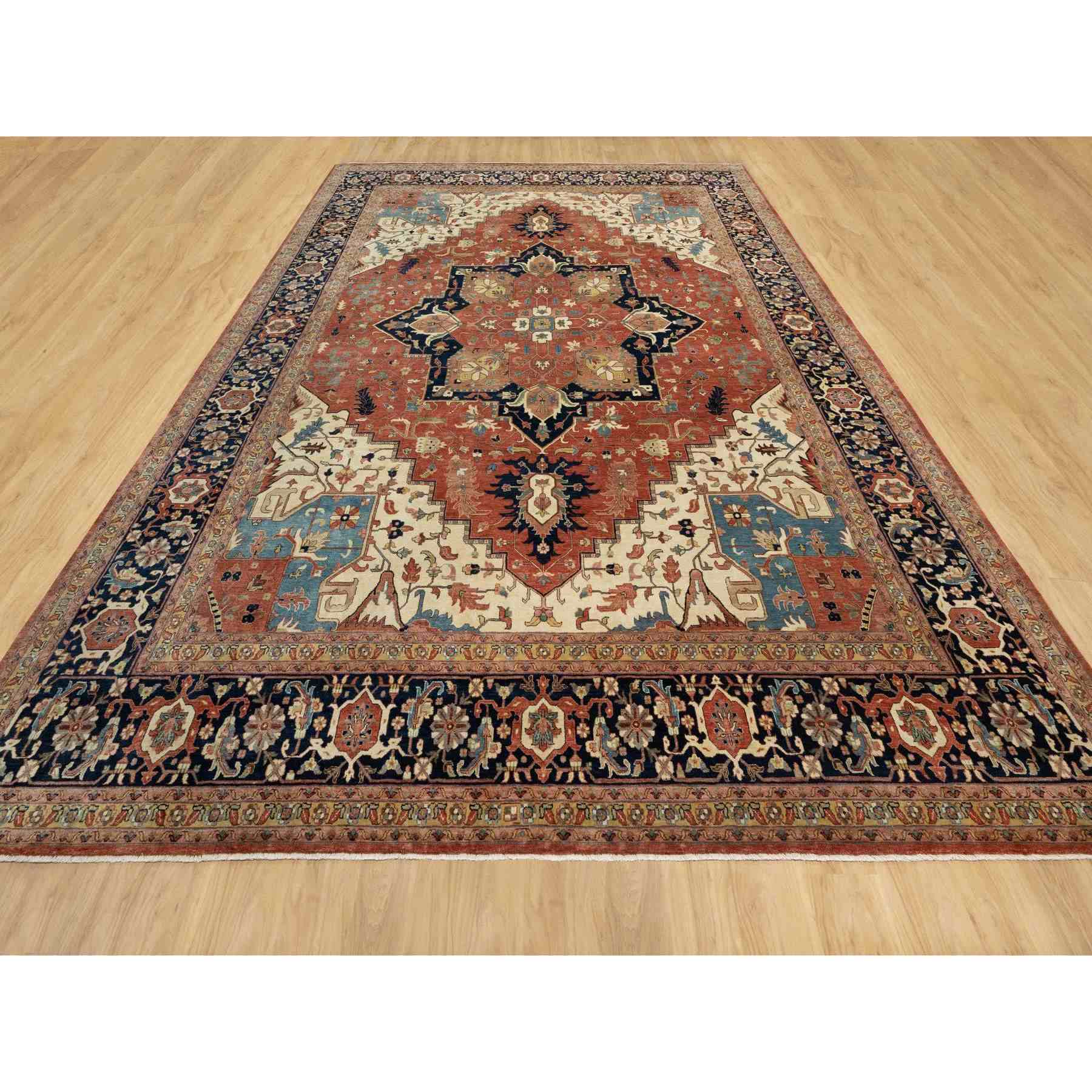 Heriz-Hand-Knotted-Rug-453710