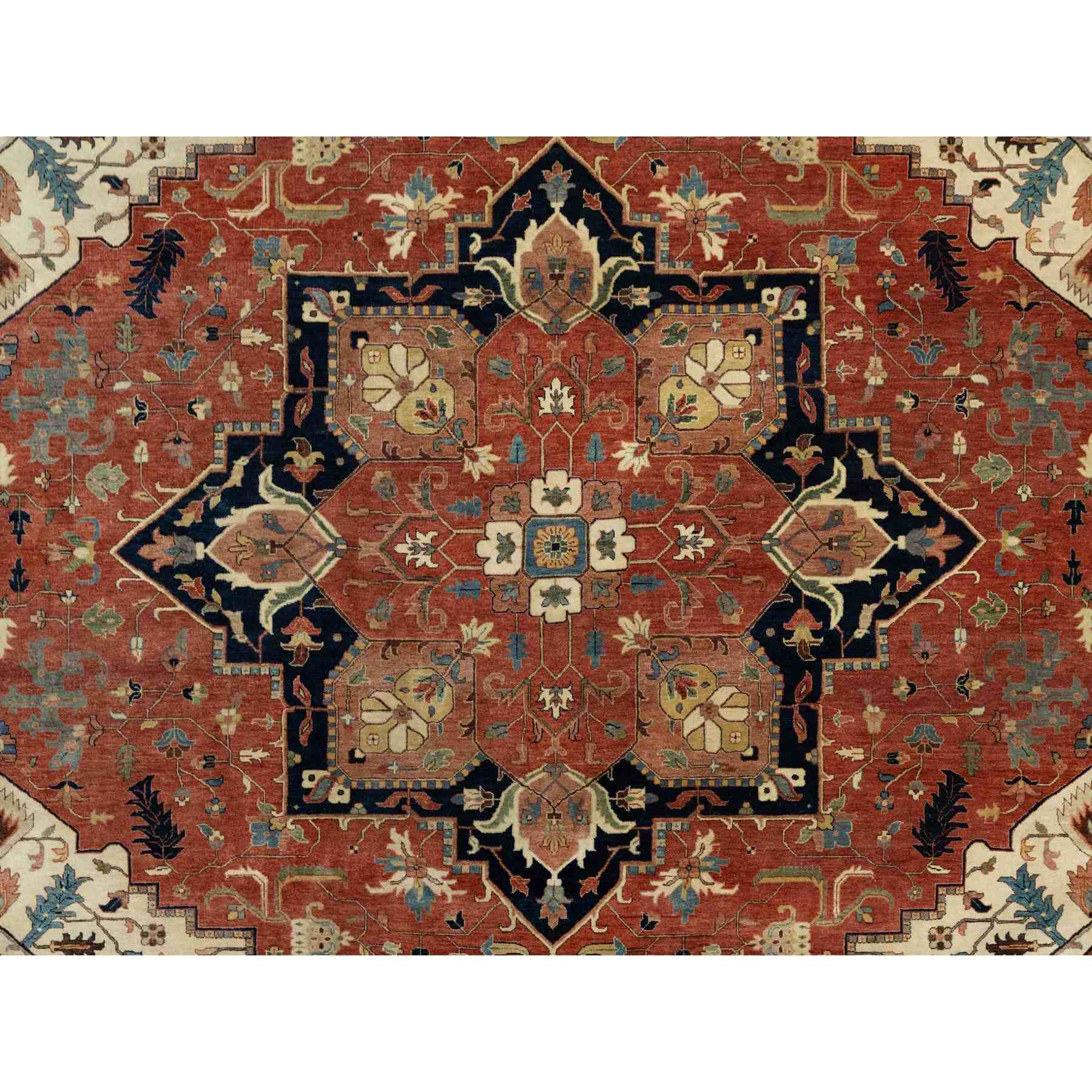 Heriz-Hand-Knotted-Rug-453710