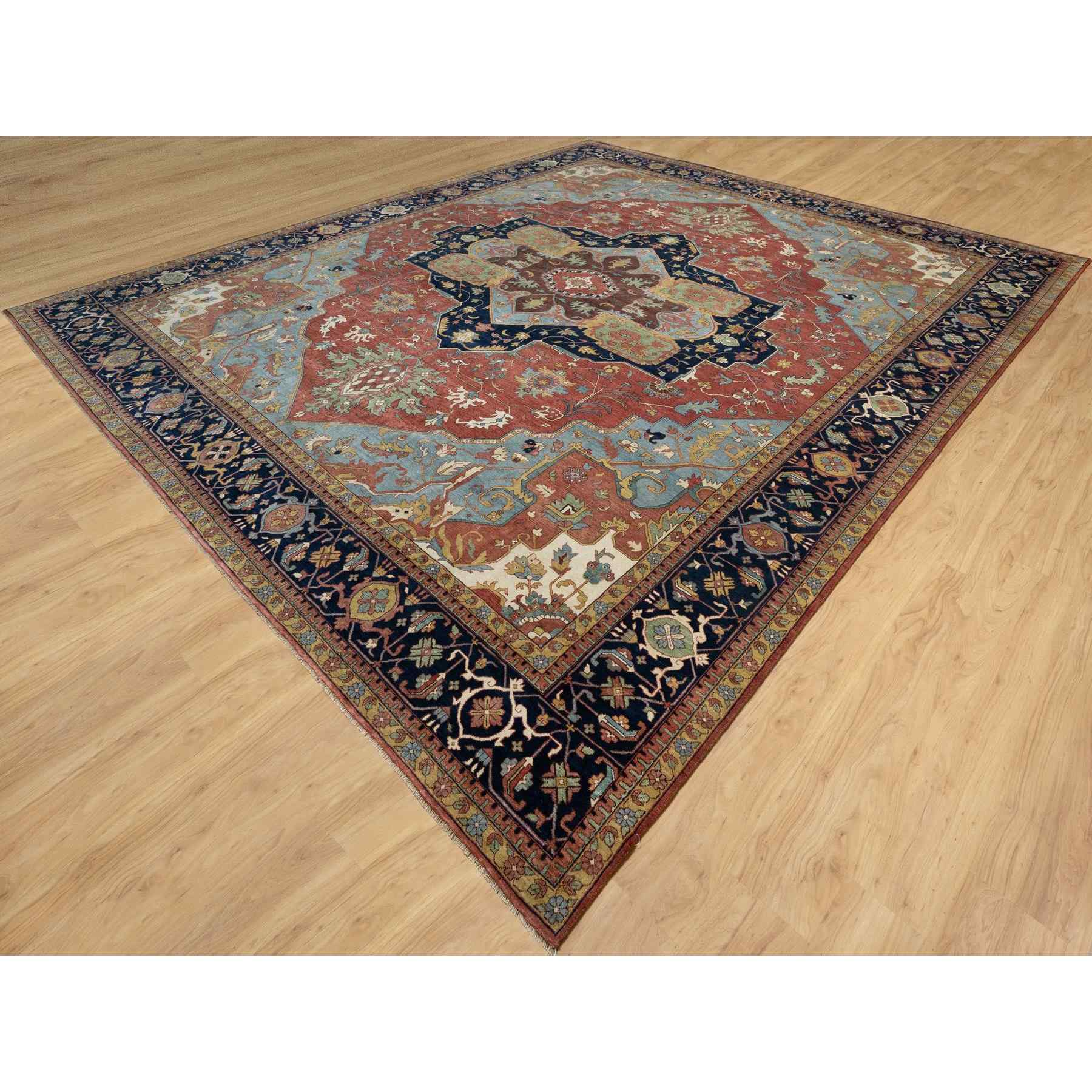 Heriz-Hand-Knotted-Rug-453720