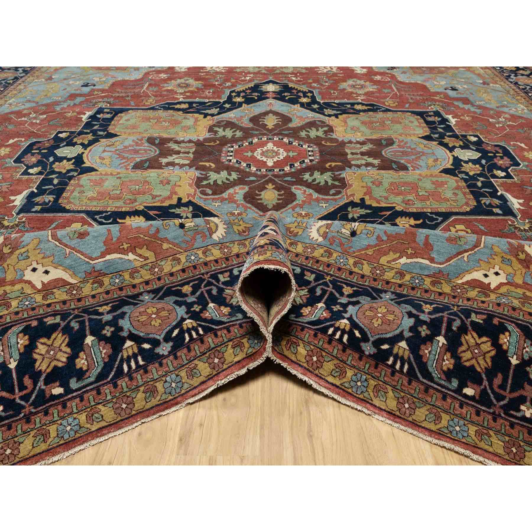 Heriz-Hand-Knotted-Rug-453720