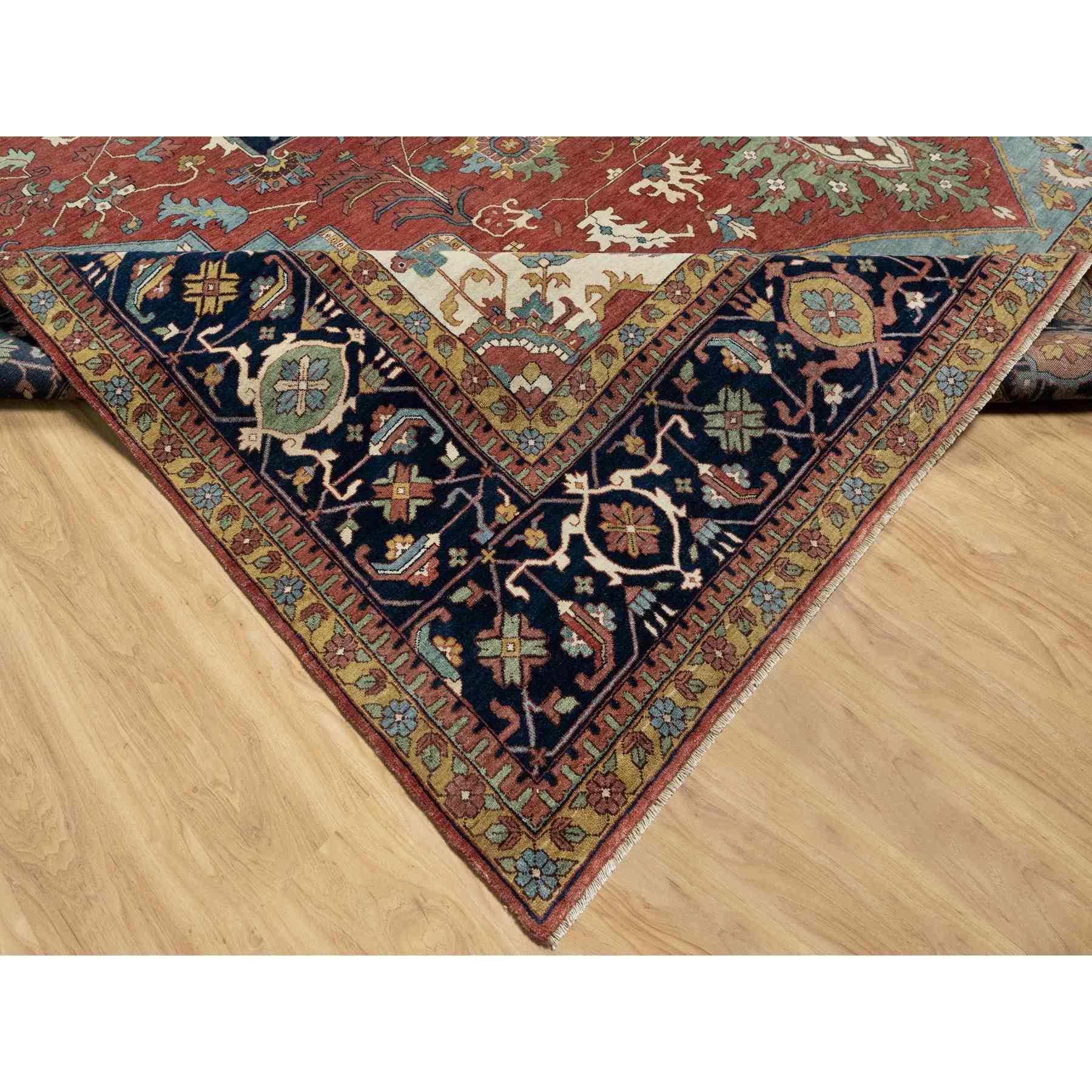Heriz-Hand-Knotted-Rug-453720