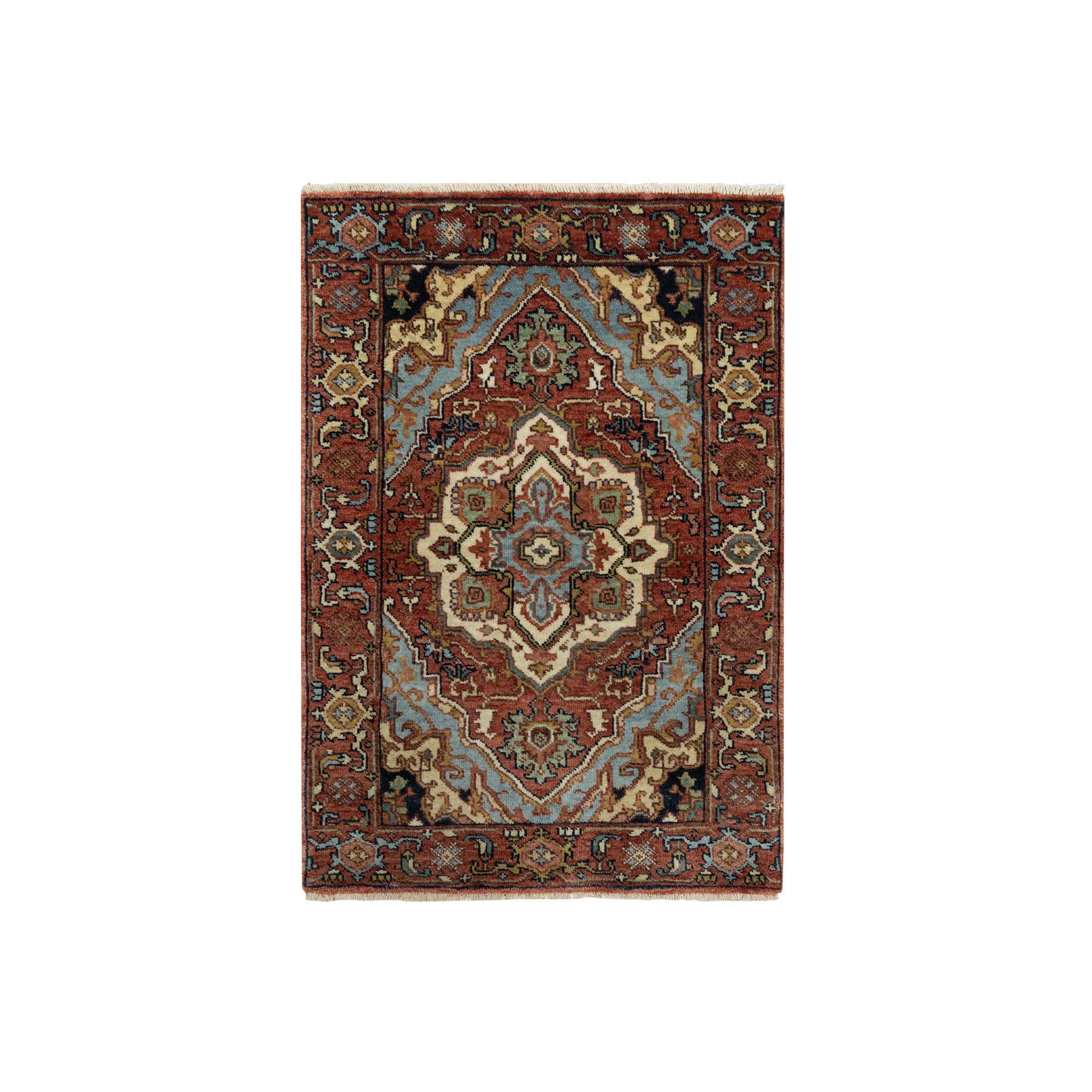 Heriz-Hand-Knotted-Rug-453775