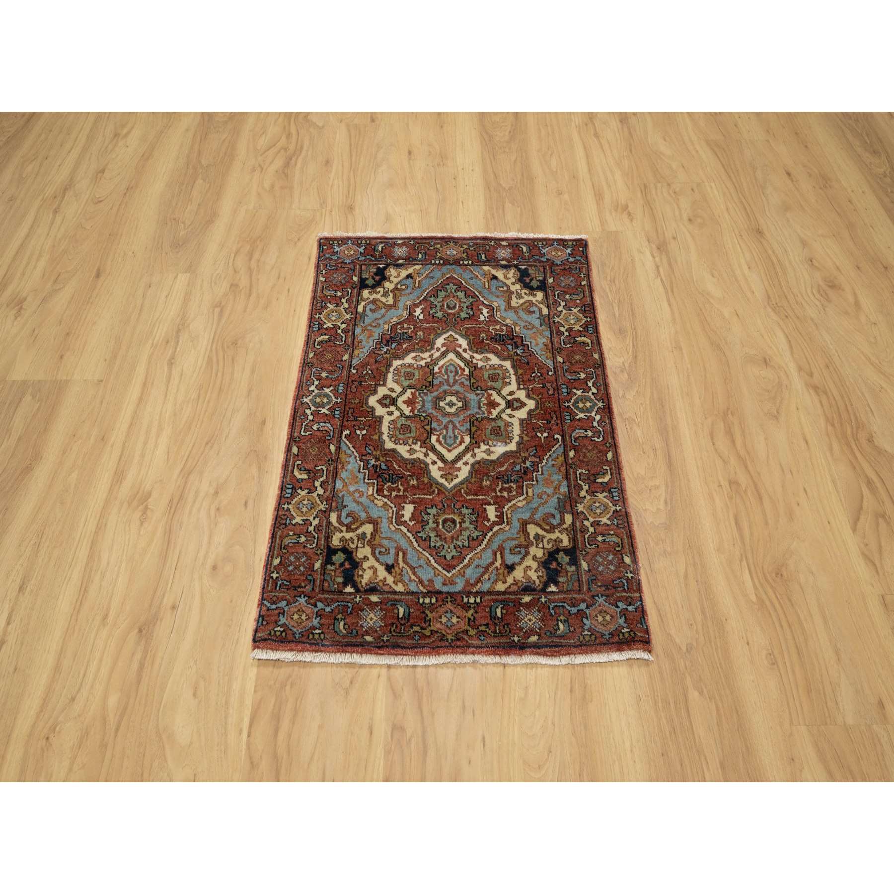 Heriz-Hand-Knotted-Rug-453775