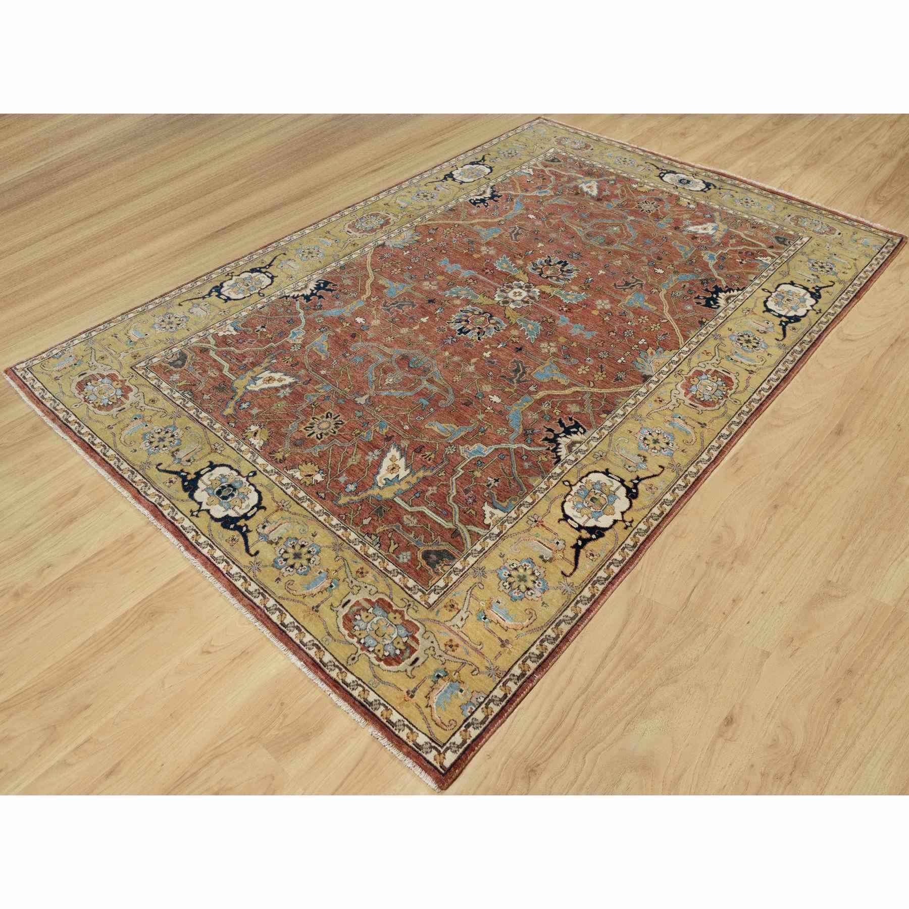 Heriz-Hand-Knotted-Rug-454560