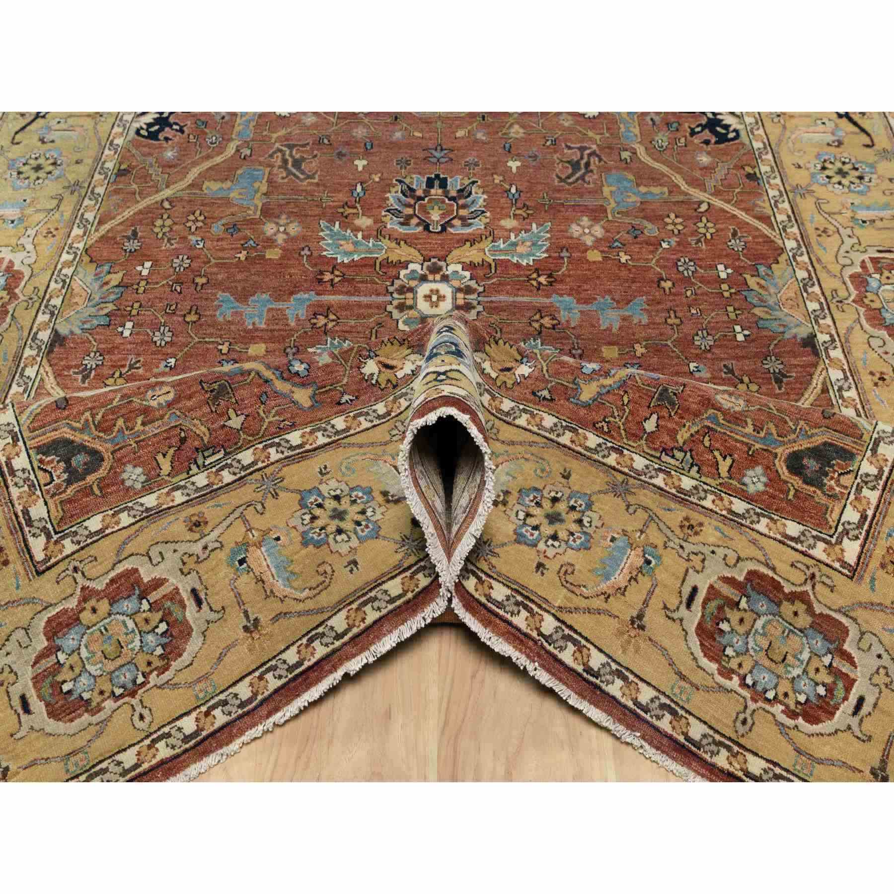 Heriz-Hand-Knotted-Rug-454560