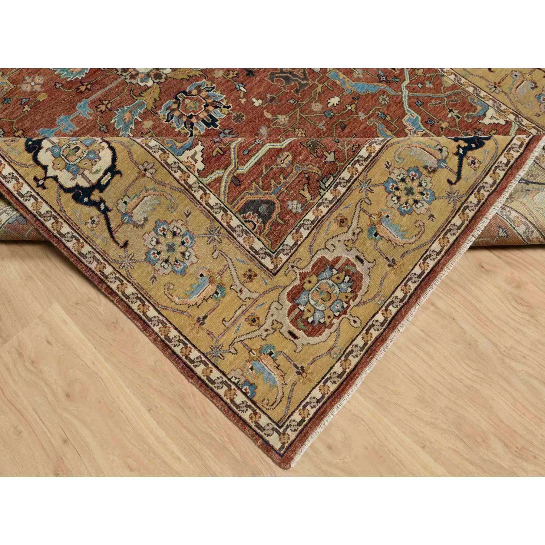 Heriz-Hand-Knotted-Rug-454560