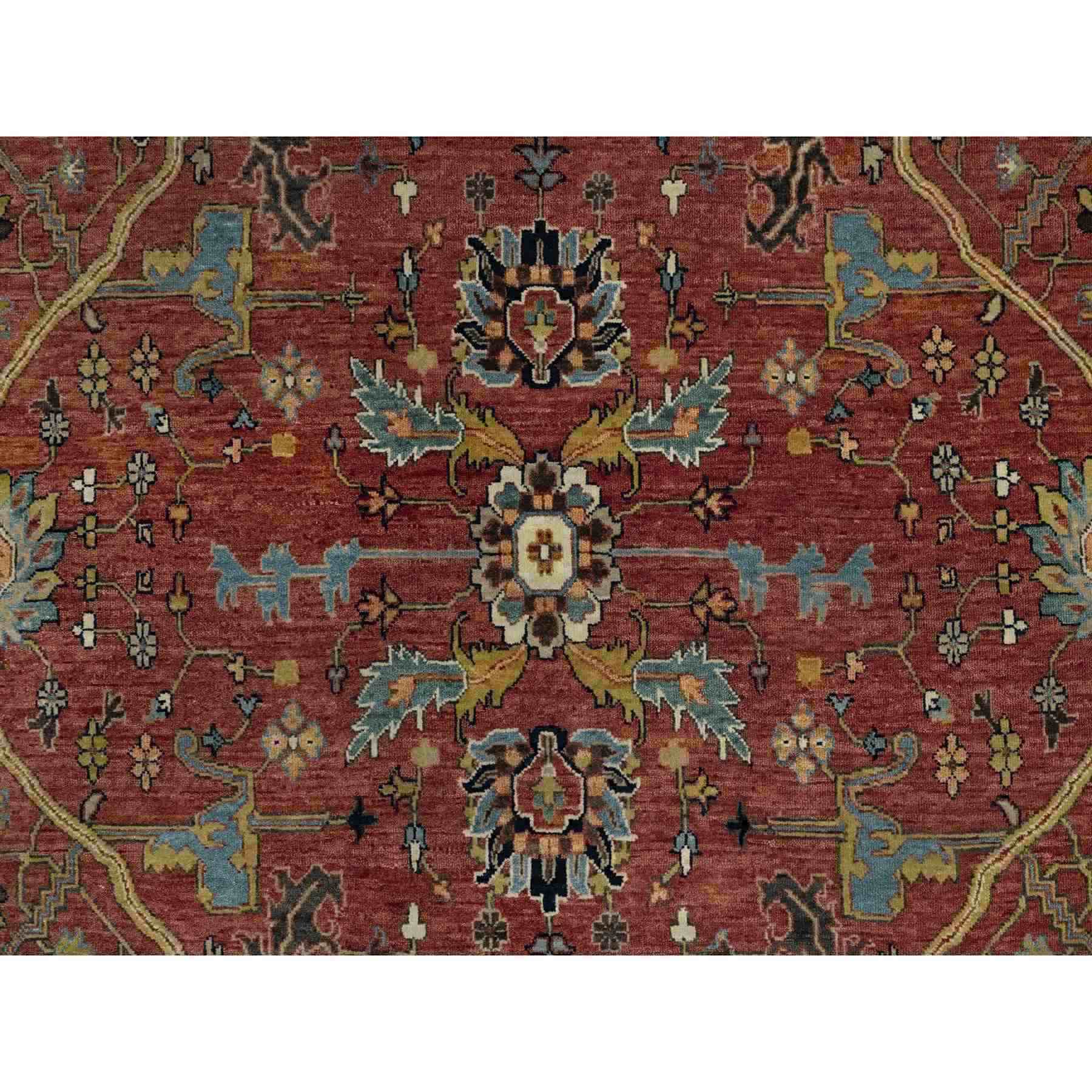 Heriz-Hand-Knotted-Rug-454560