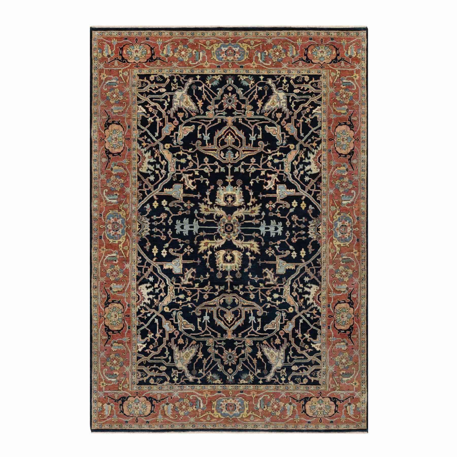 Heriz-Hand-Knotted-Rug-454565