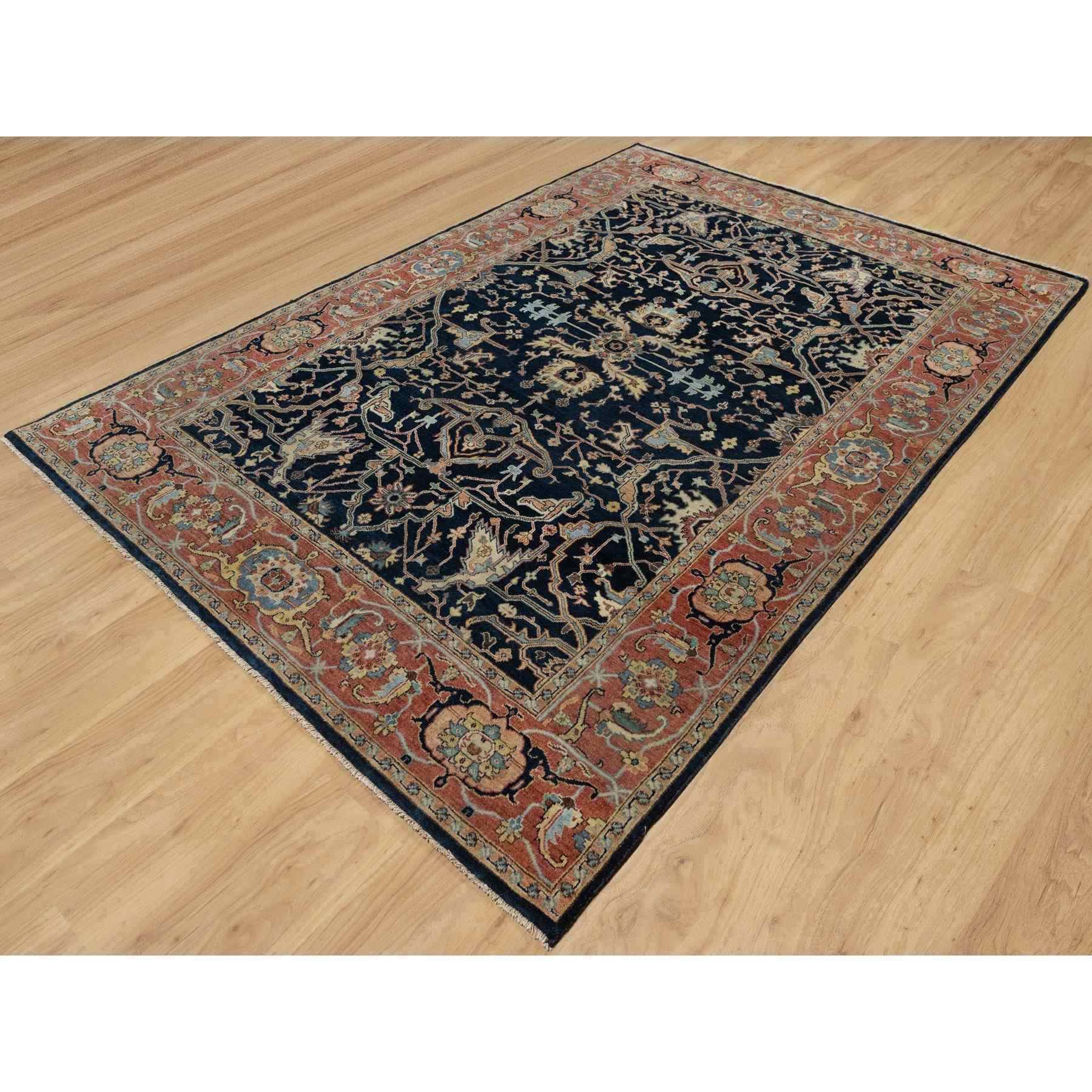 Heriz-Hand-Knotted-Rug-454565