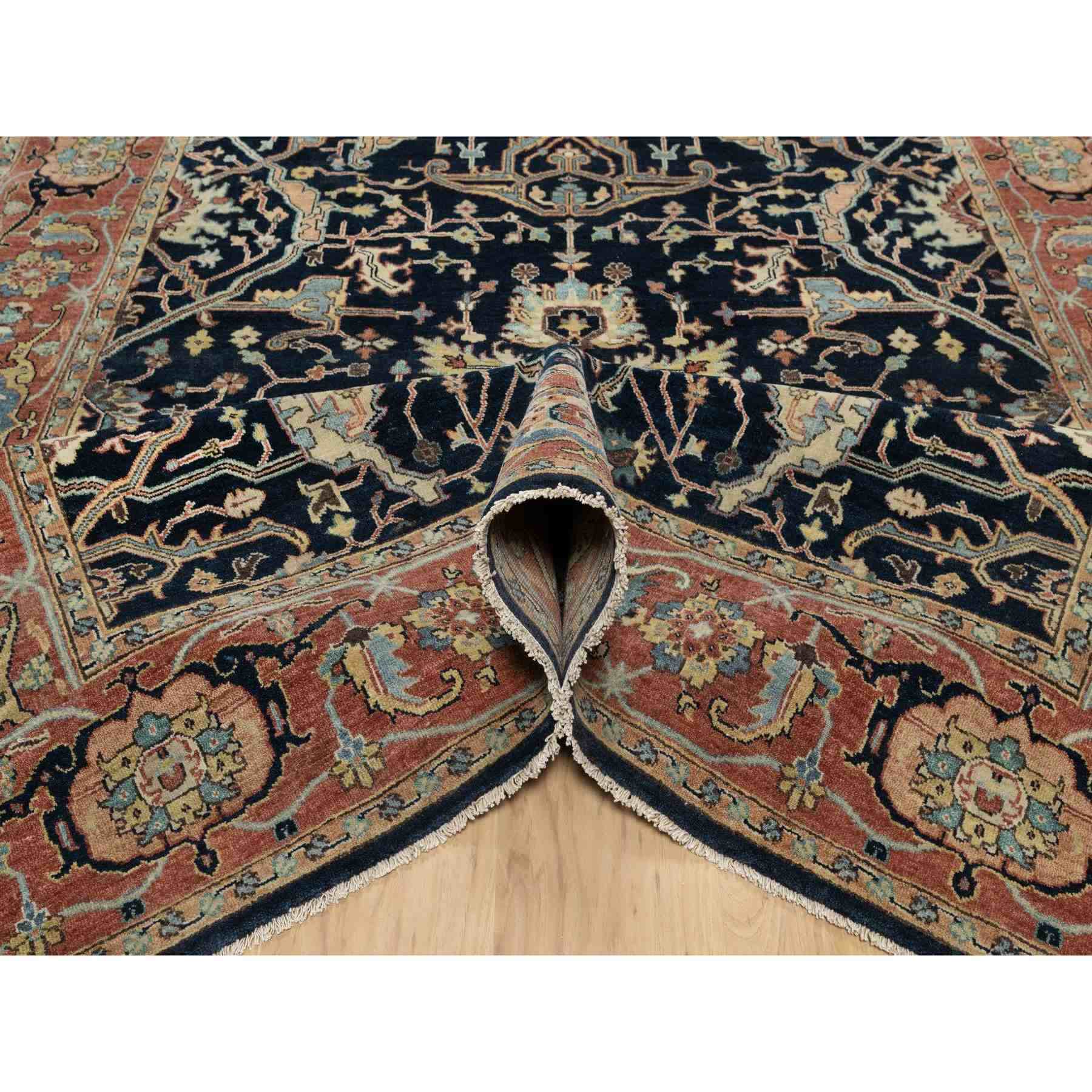 Heriz-Hand-Knotted-Rug-454565