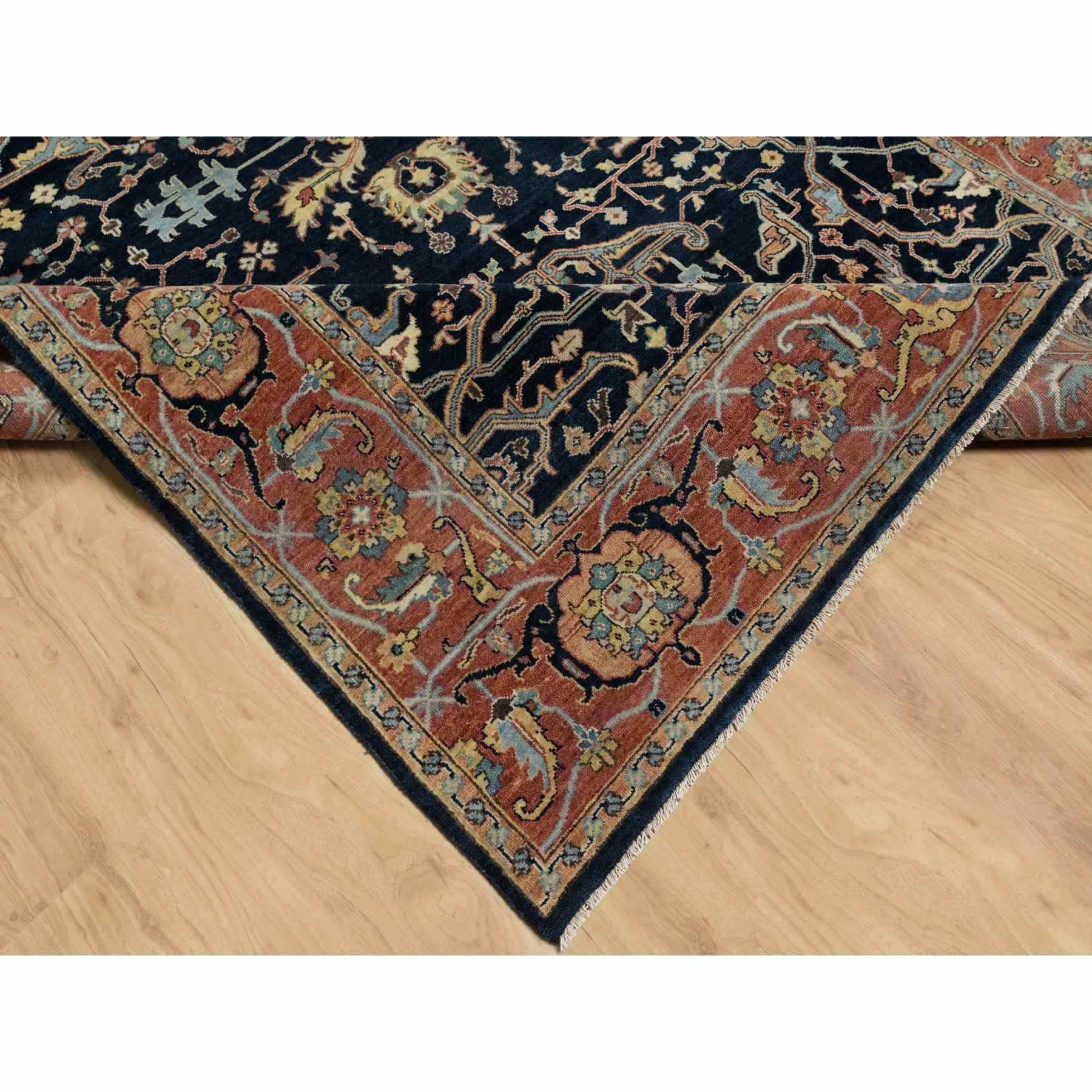 Heriz-Hand-Knotted-Rug-454565