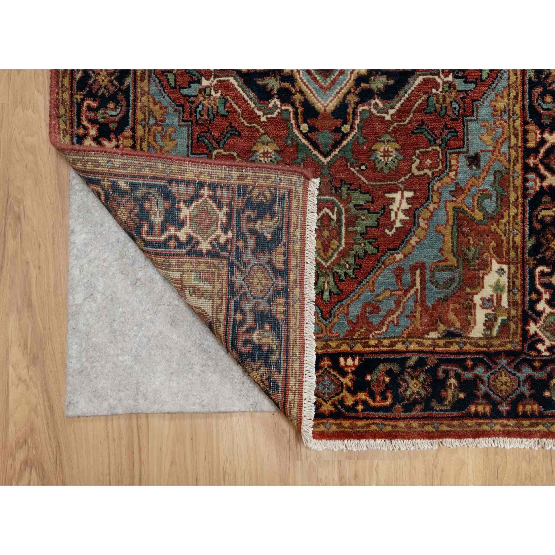 Heriz-Hand-Knotted-Rug-454570