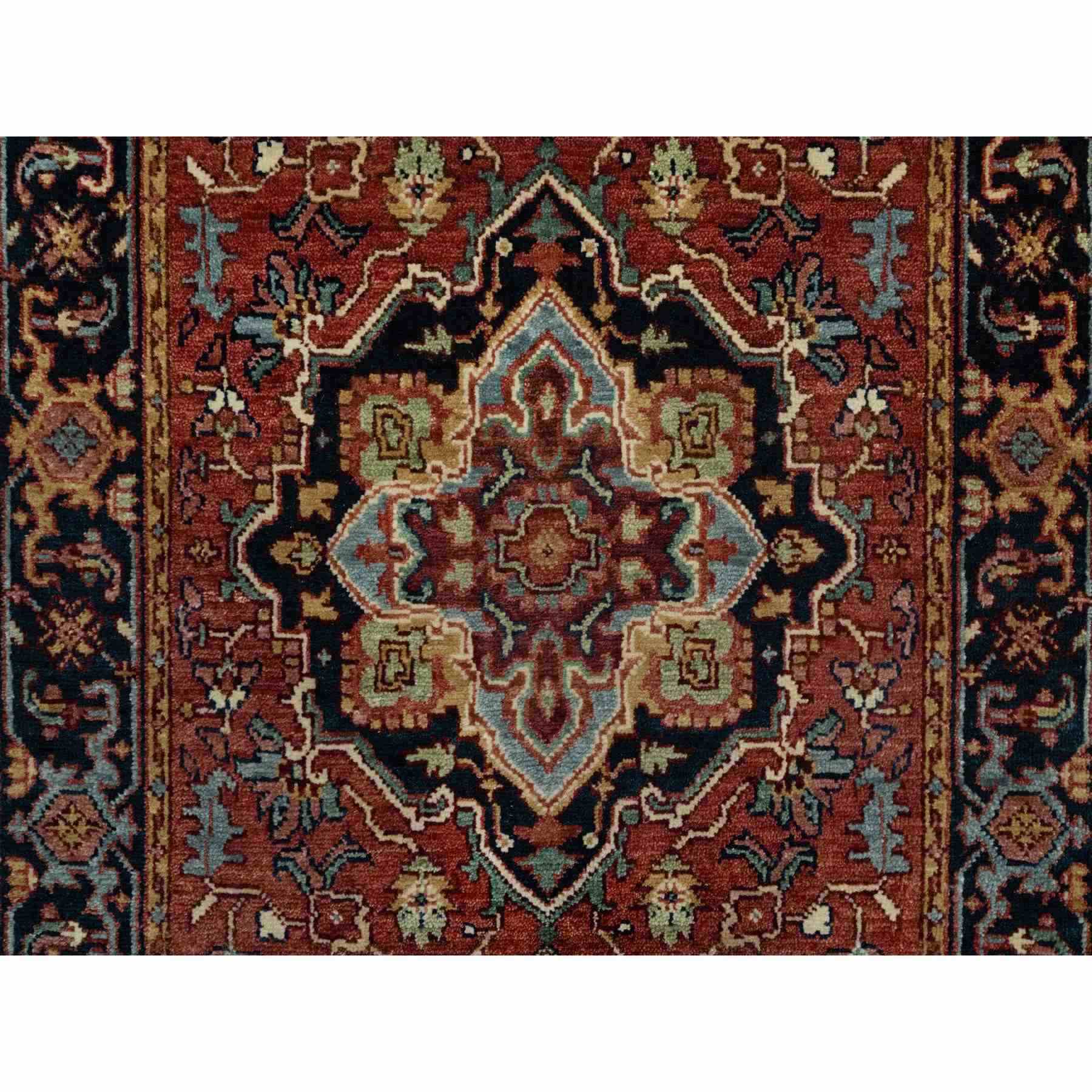 Heriz-Hand-Knotted-Rug-454570