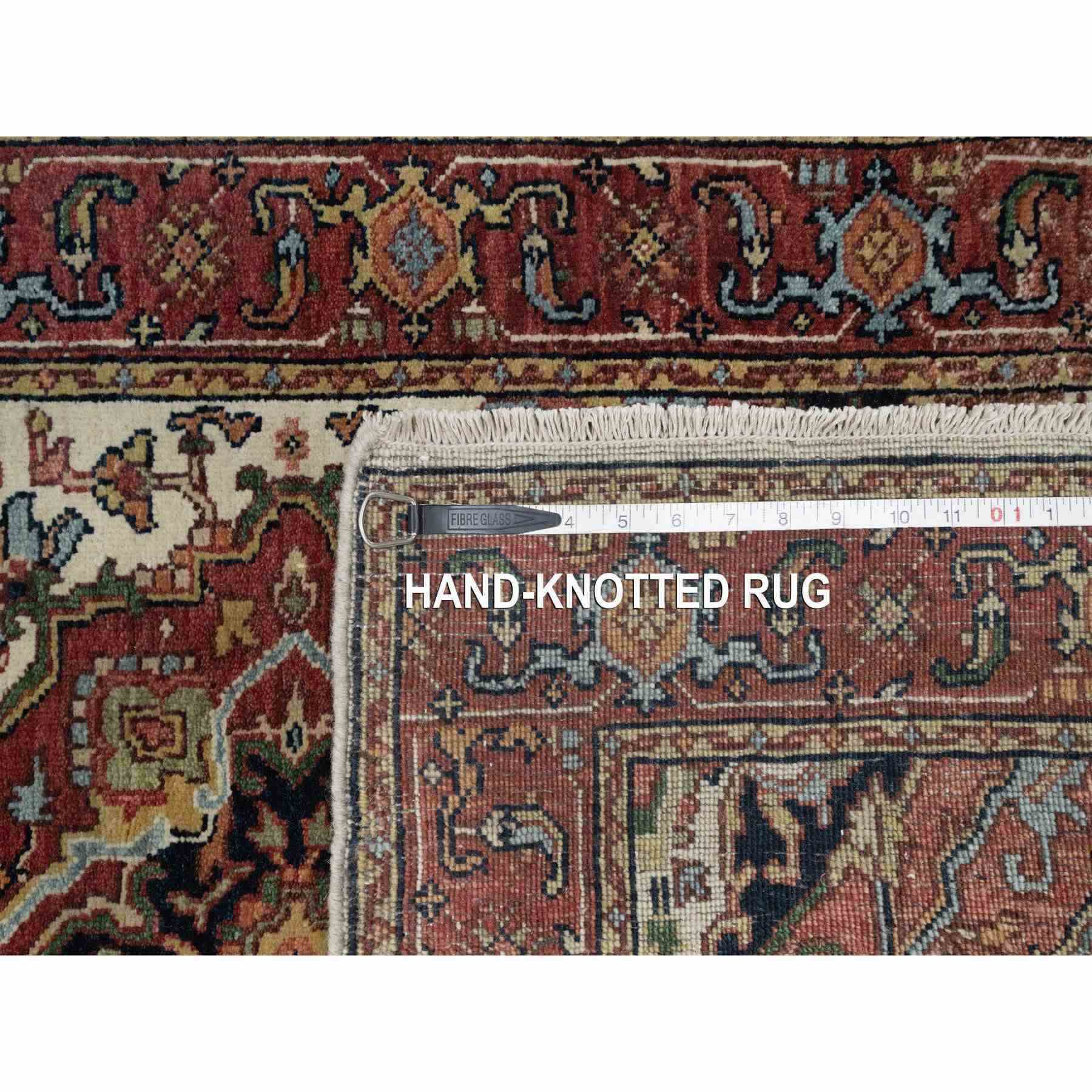 Heriz-Hand-Knotted-Rug-454590