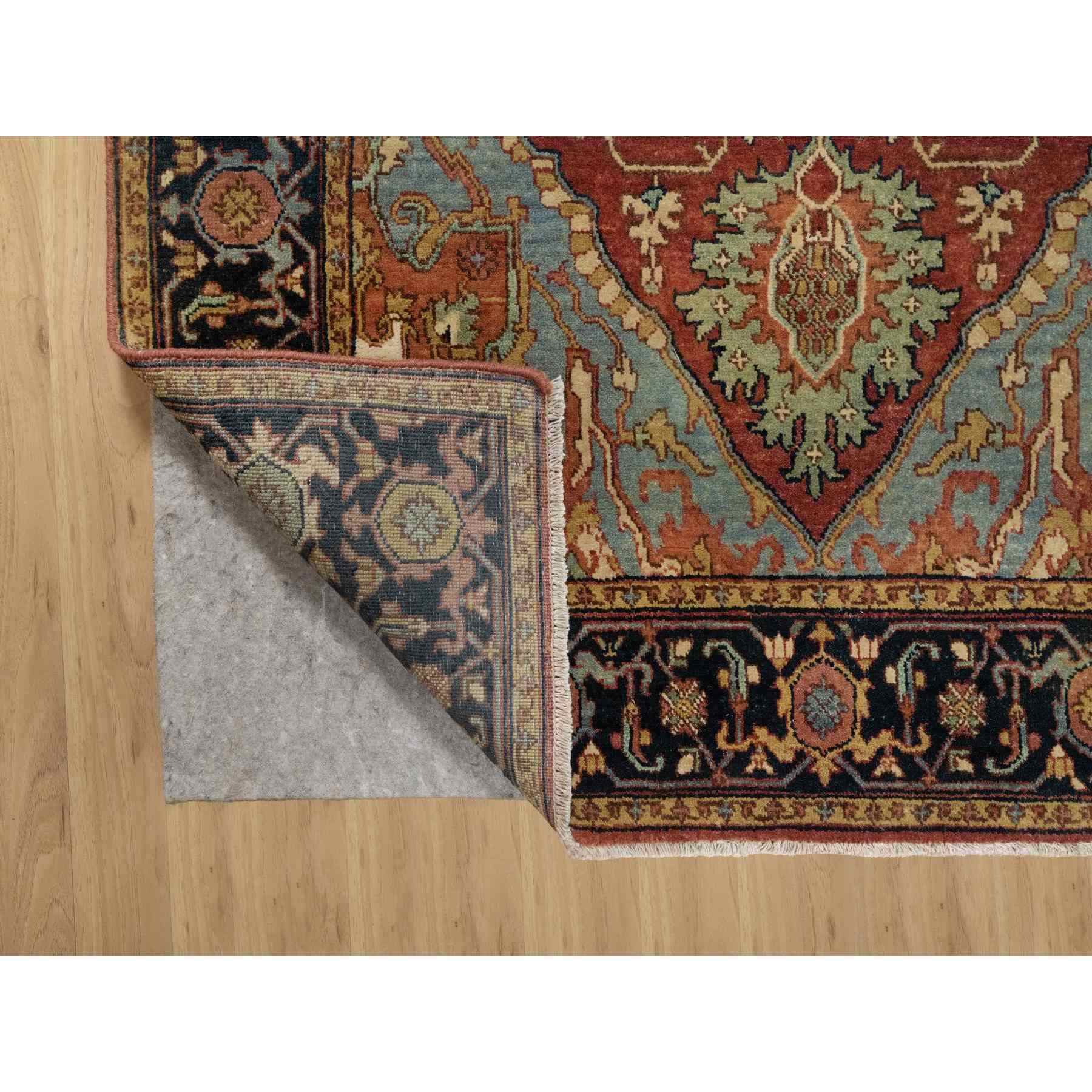 Heriz-Hand-Knotted-Rug-454600