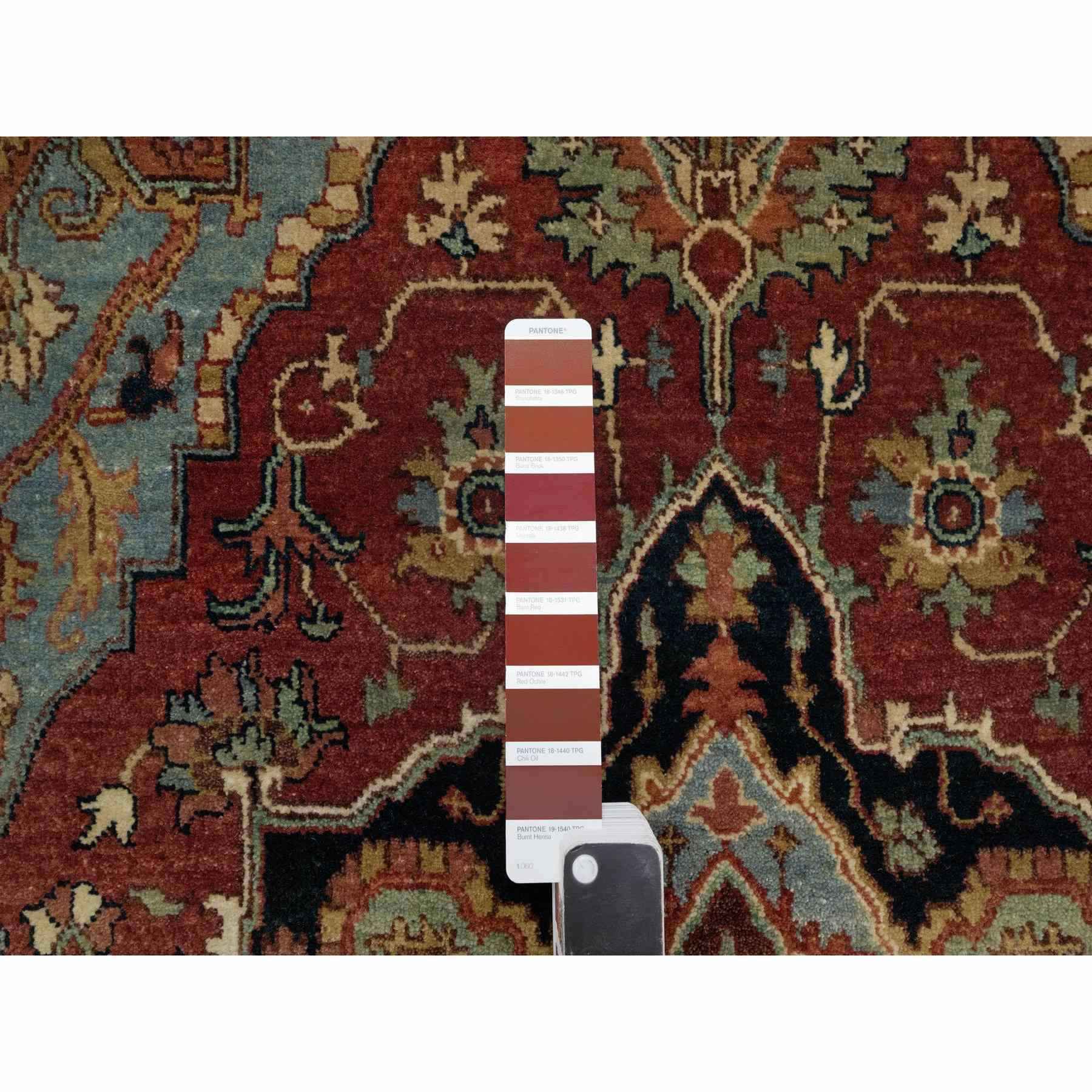 Heriz-Hand-Knotted-Rug-454600