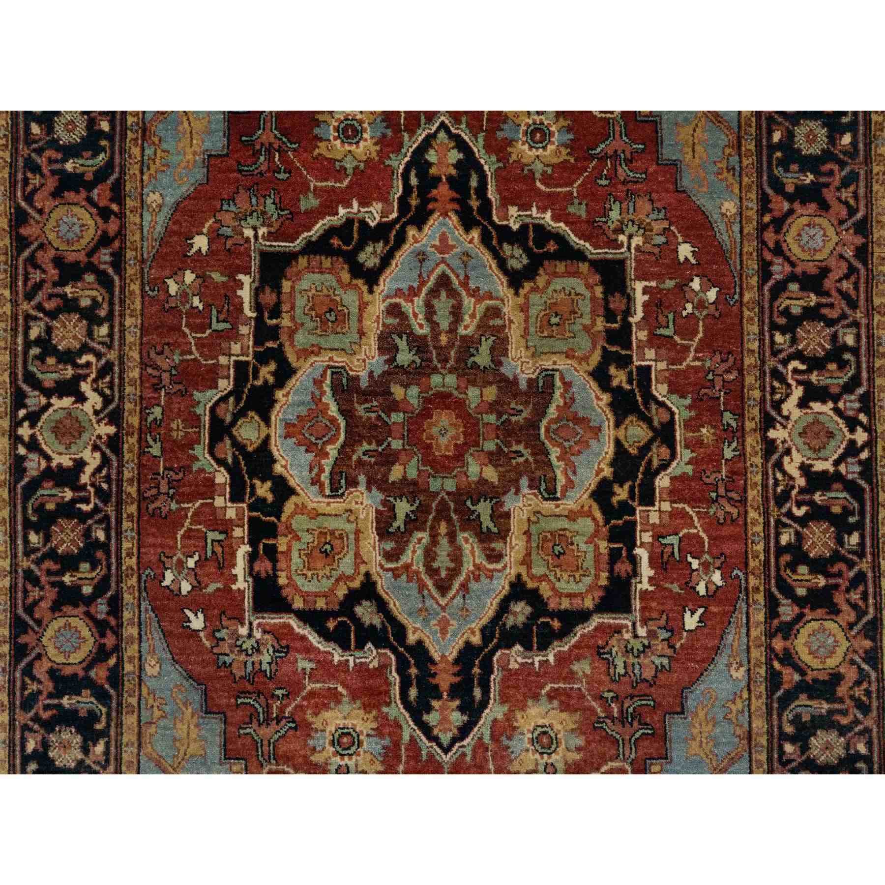 Heriz-Hand-Knotted-Rug-454600