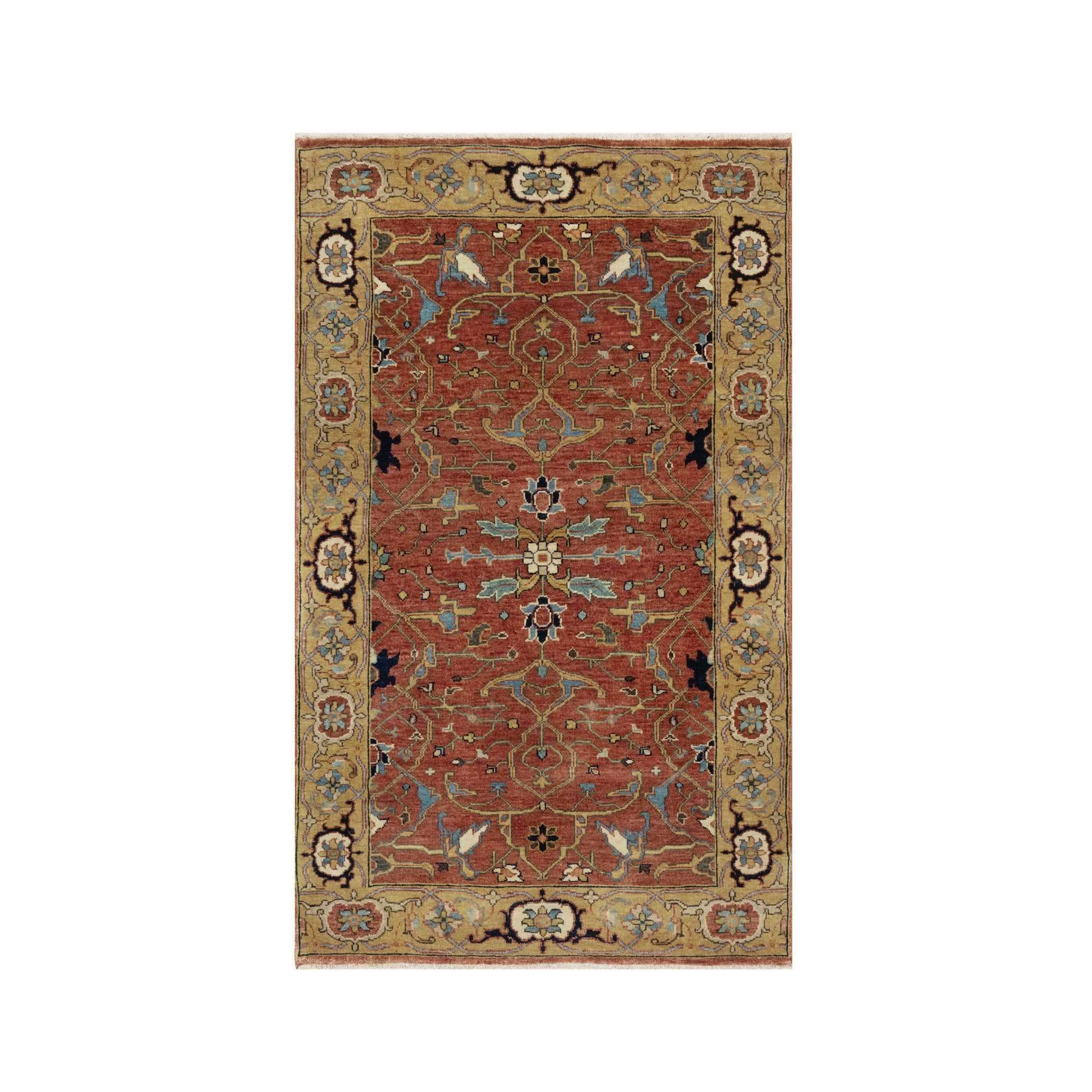 Heriz-Hand-Knotted-Rug-454605