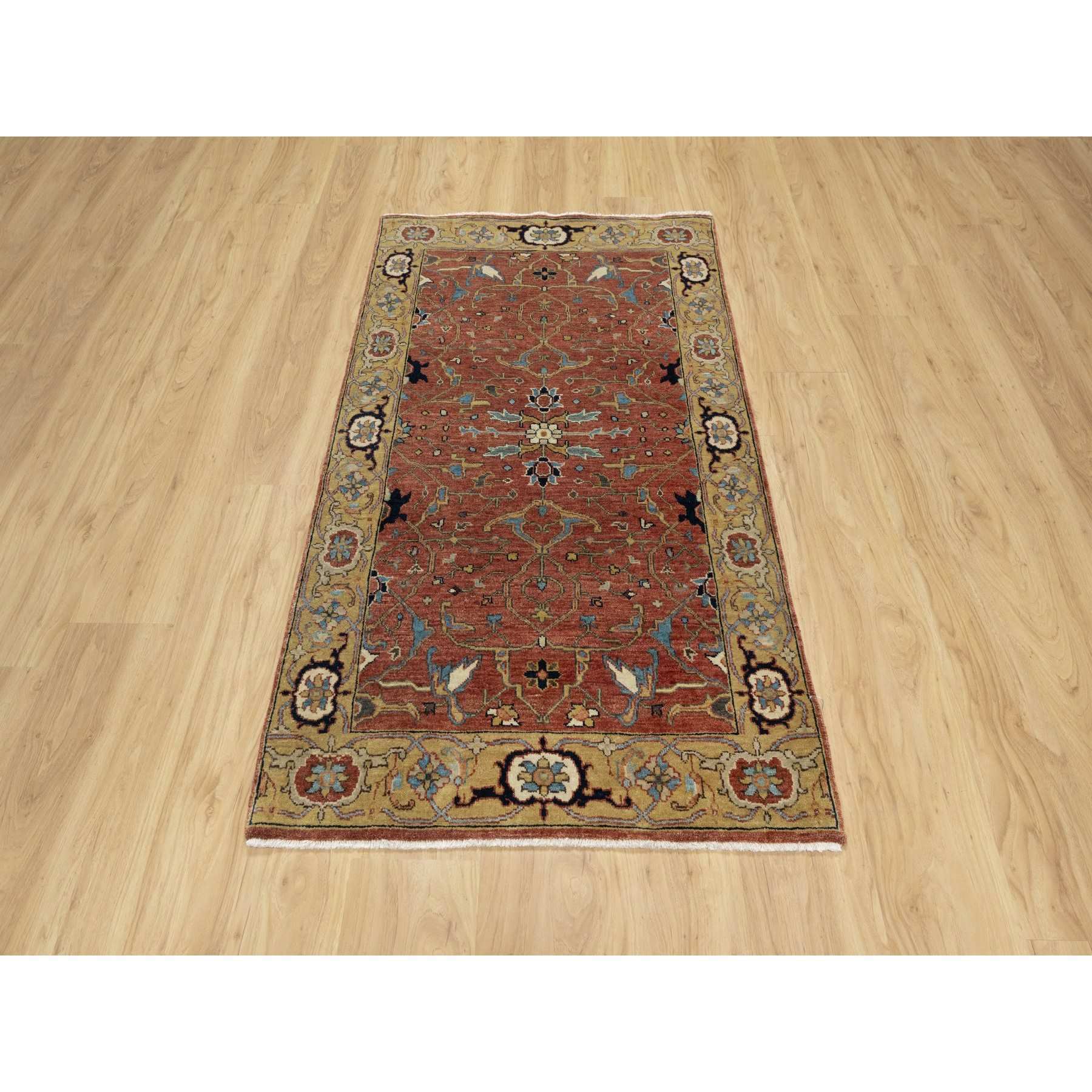 Heriz-Hand-Knotted-Rug-454605