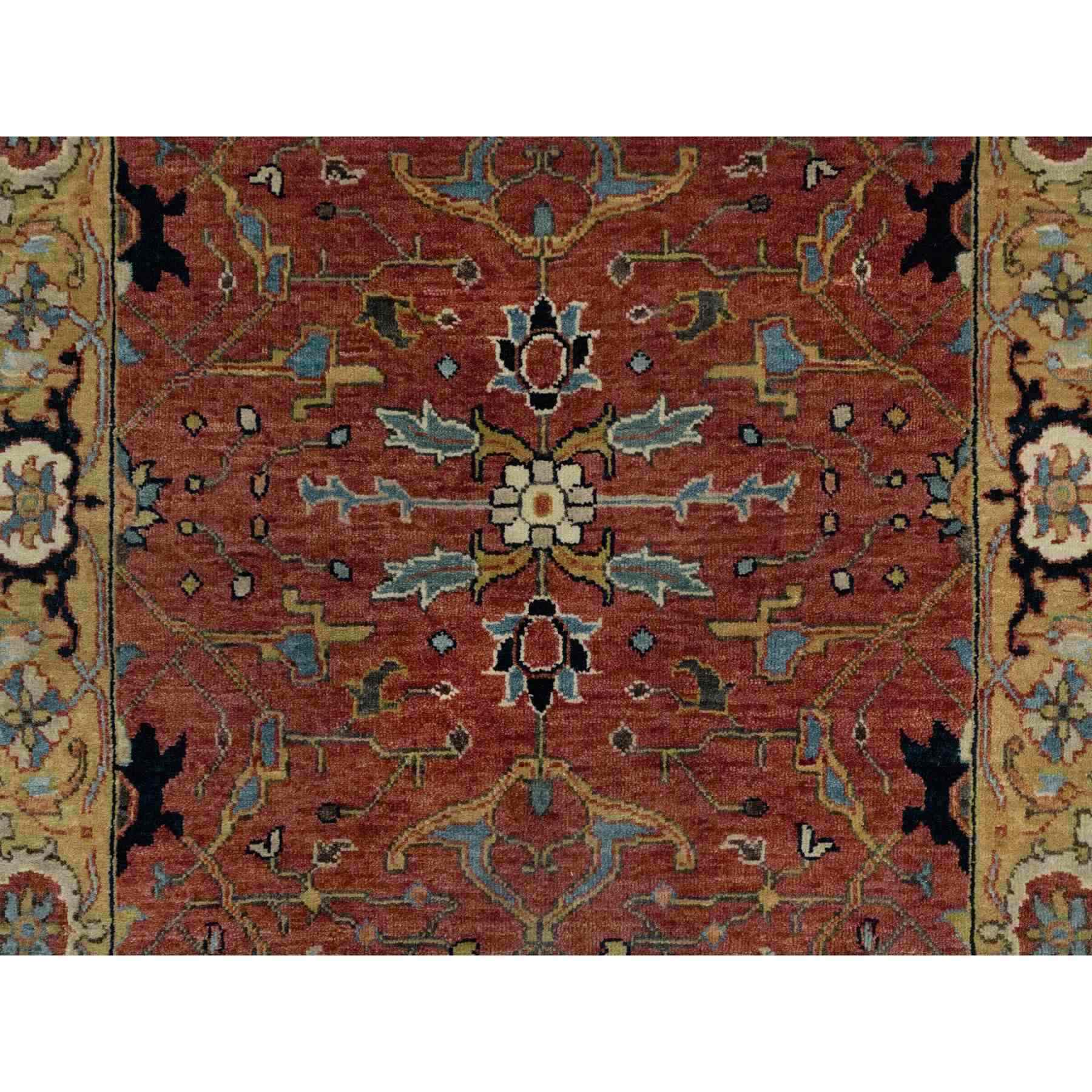 Heriz-Hand-Knotted-Rug-454605