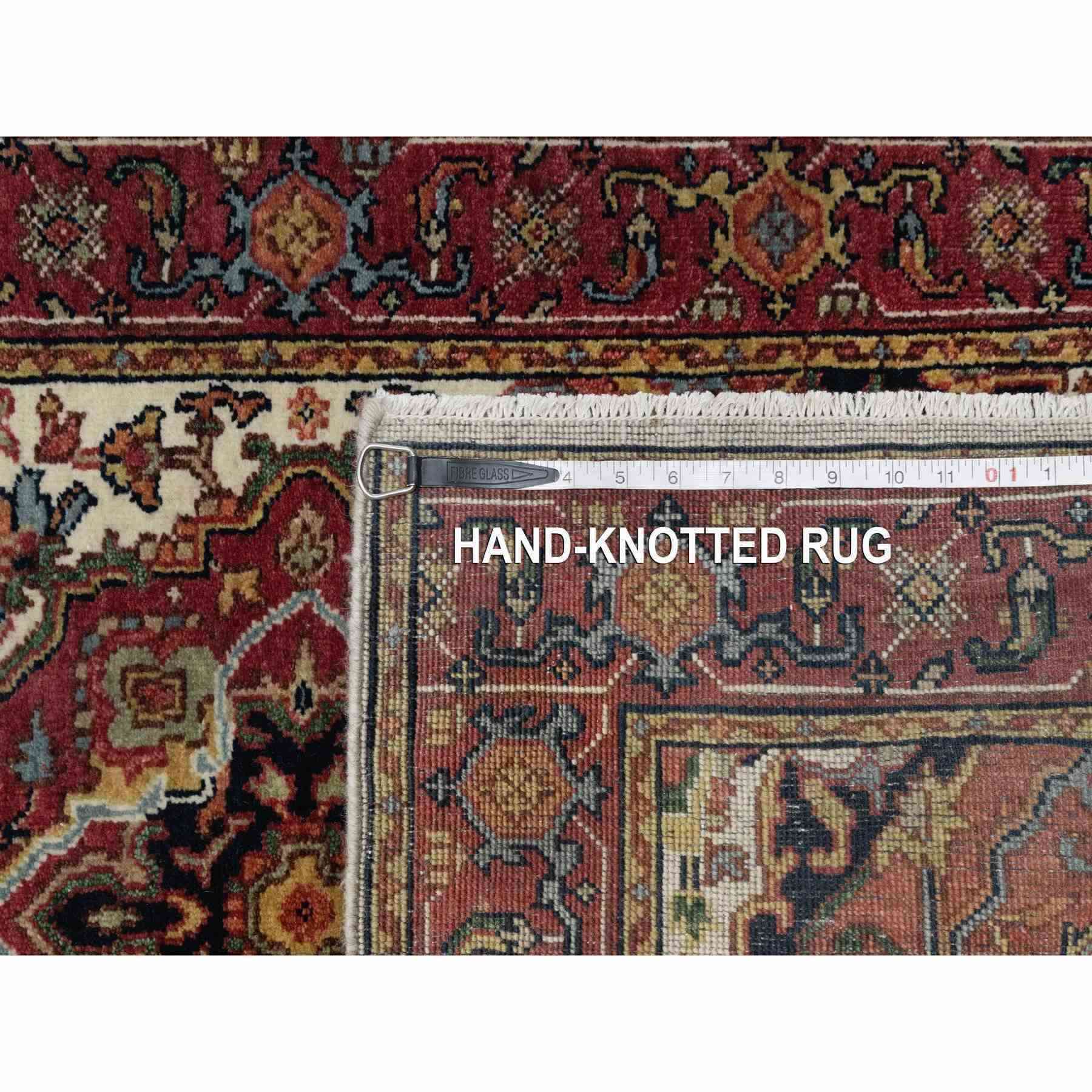 Heriz-Hand-Knotted-Rug-454620