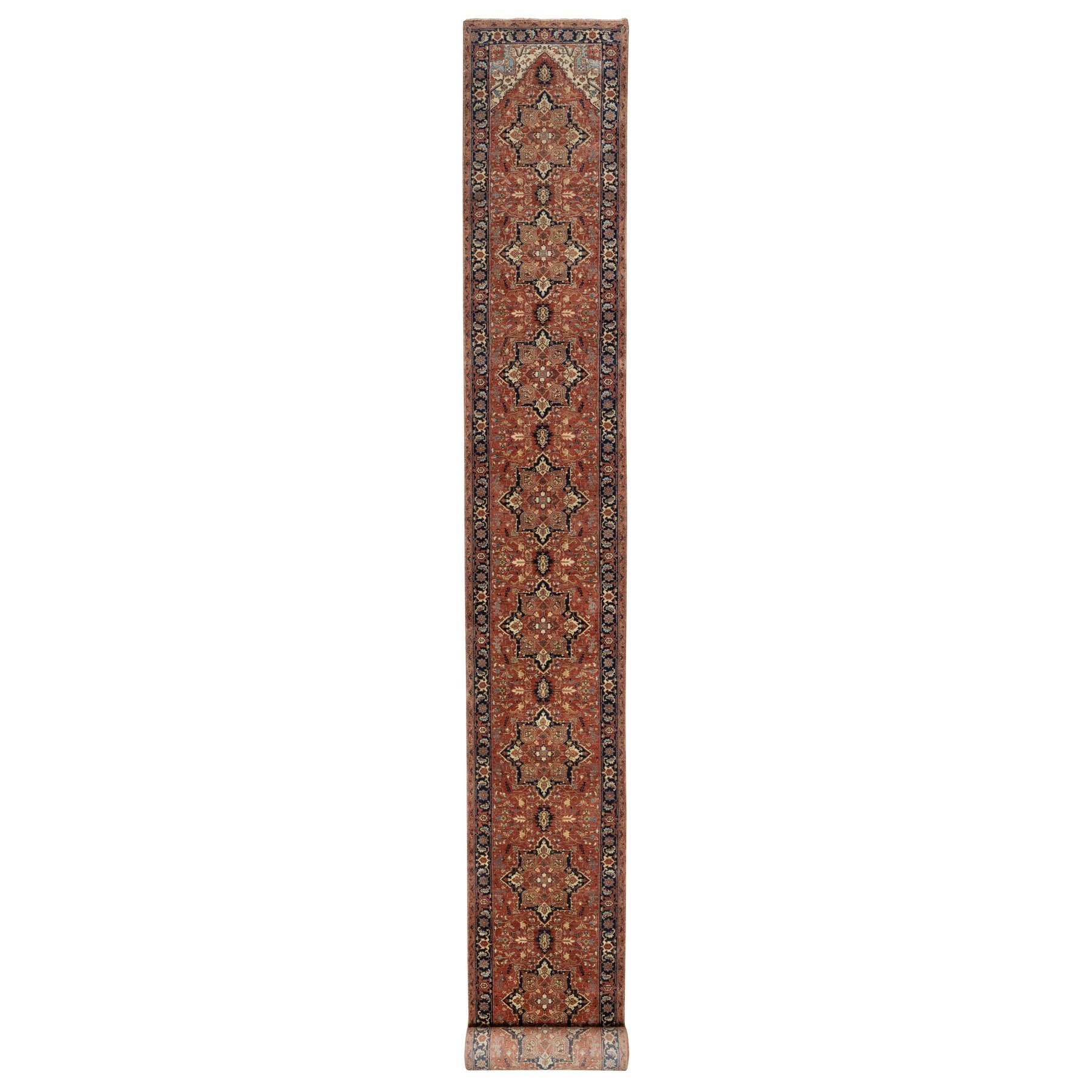 Heriz-Hand-Knotted-Rug-454630