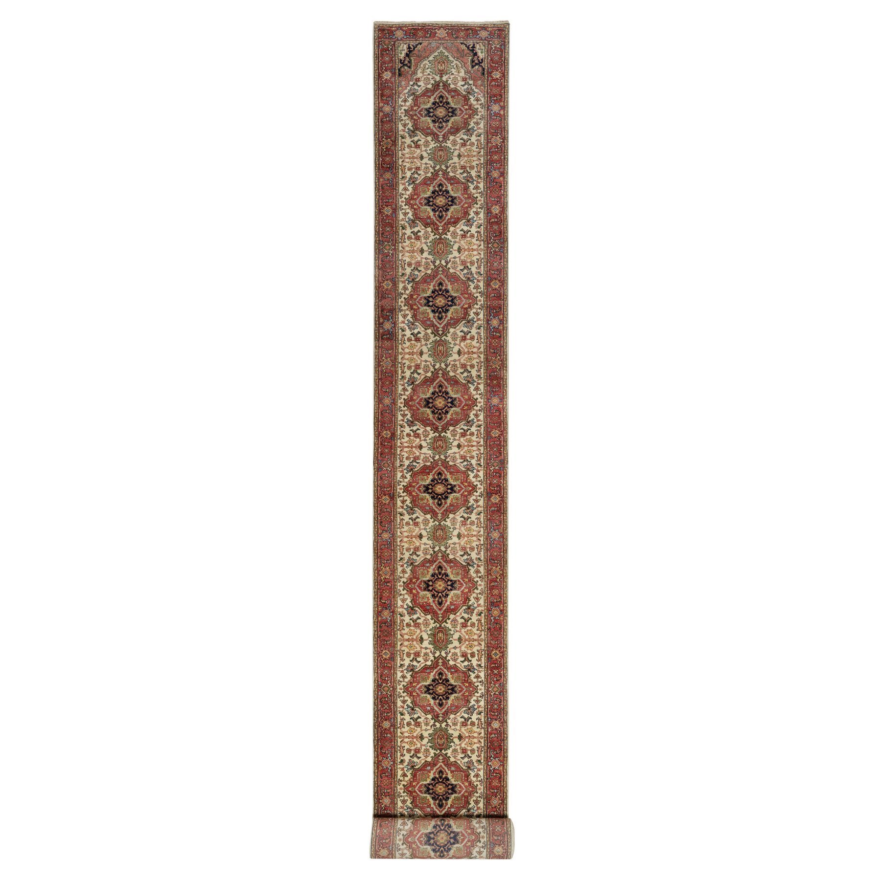 Heriz-Hand-Knotted-Rug-454635