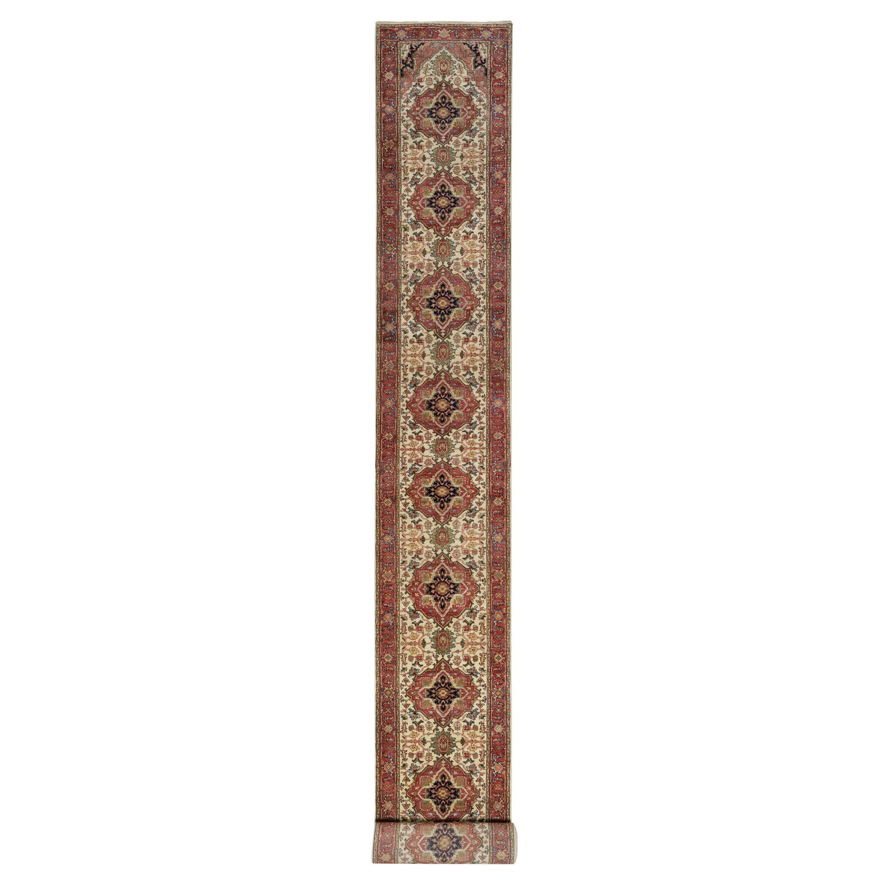 Heriz-Hand-Knotted-Rug-454635