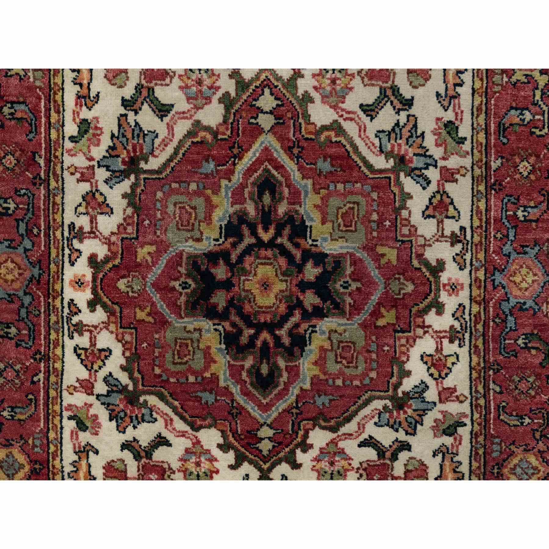 Heriz-Hand-Knotted-Rug-454635