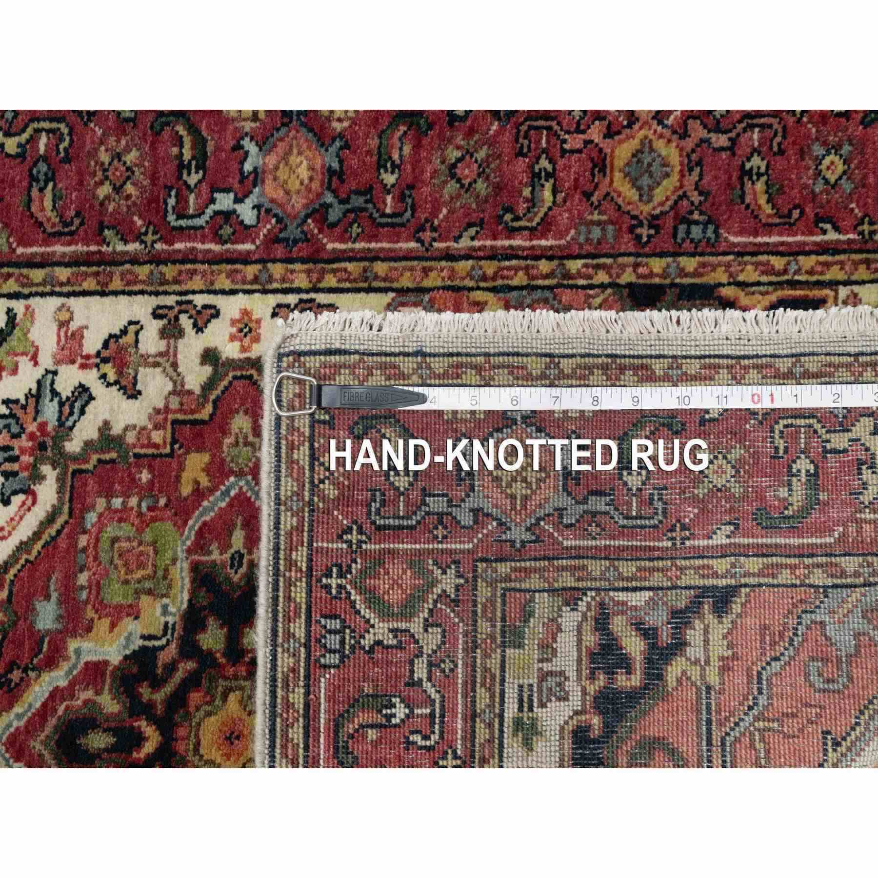 Heriz-Hand-Knotted-Rug-454635