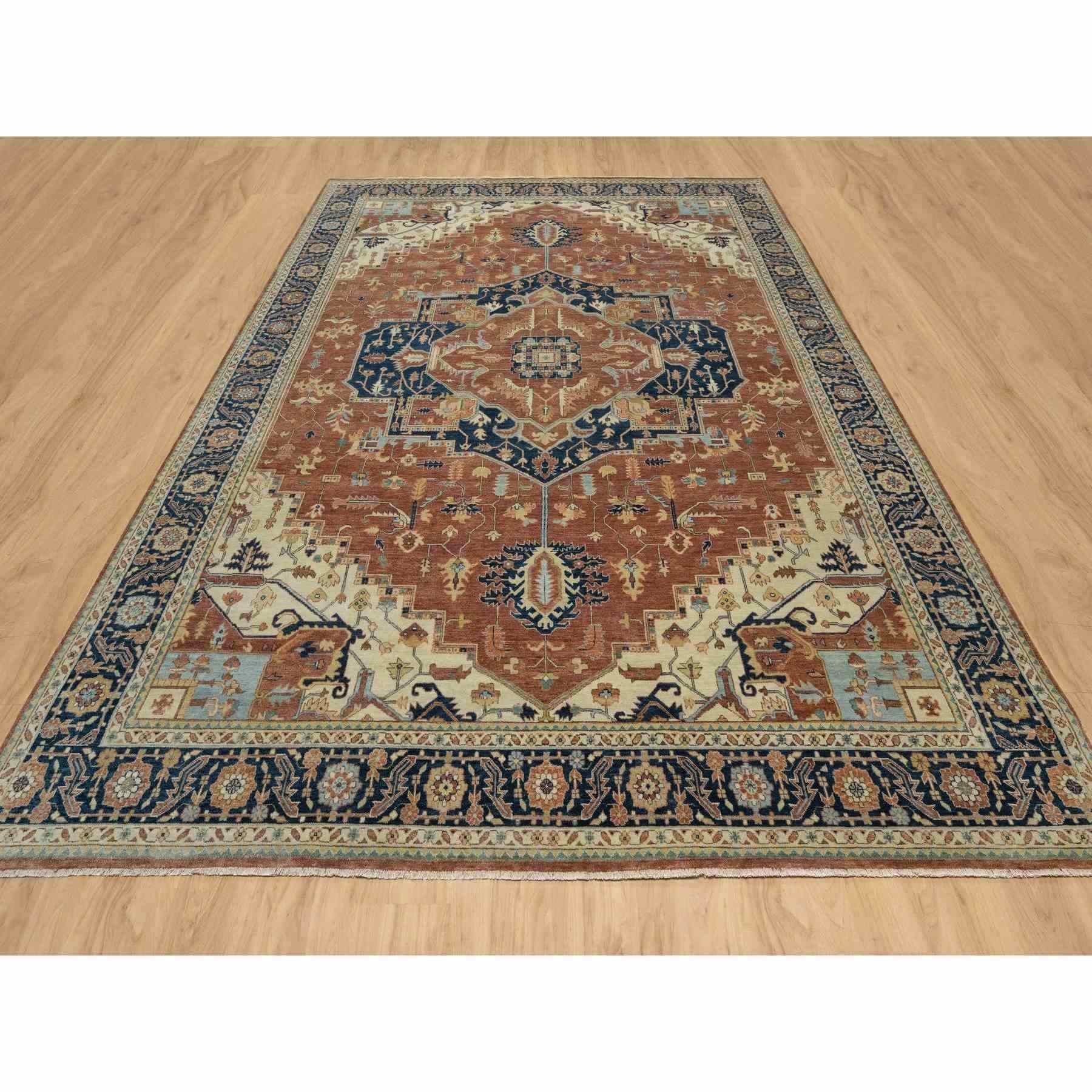 Heriz-Hand-Knotted-Rug-454640