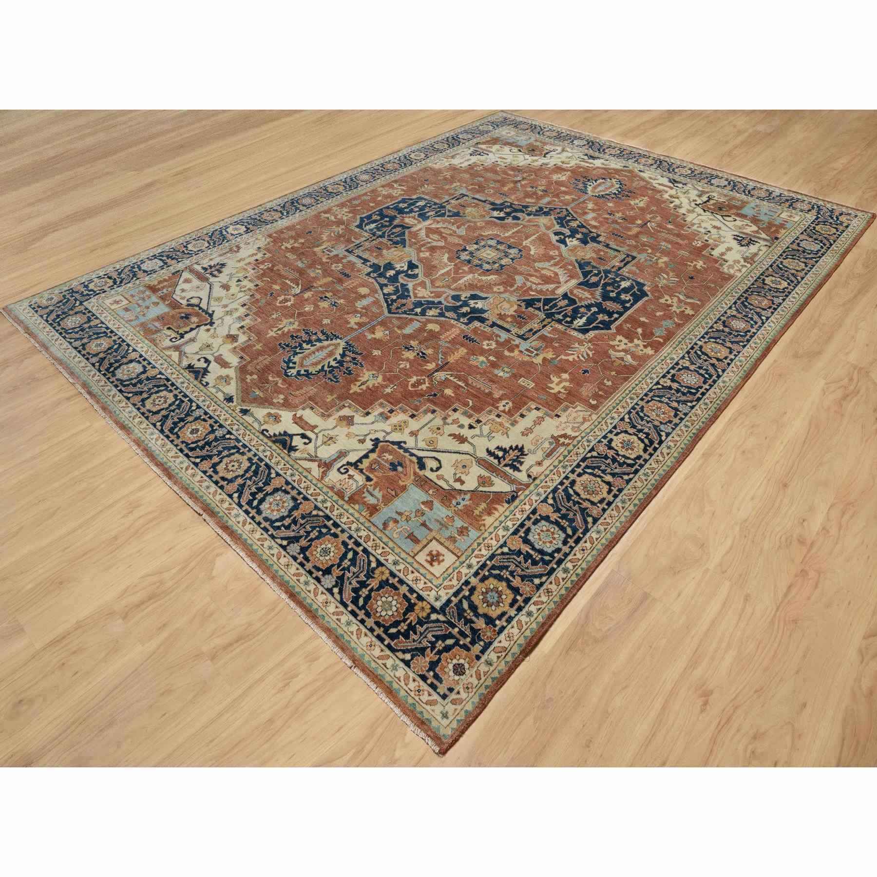 Heriz-Hand-Knotted-Rug-454640