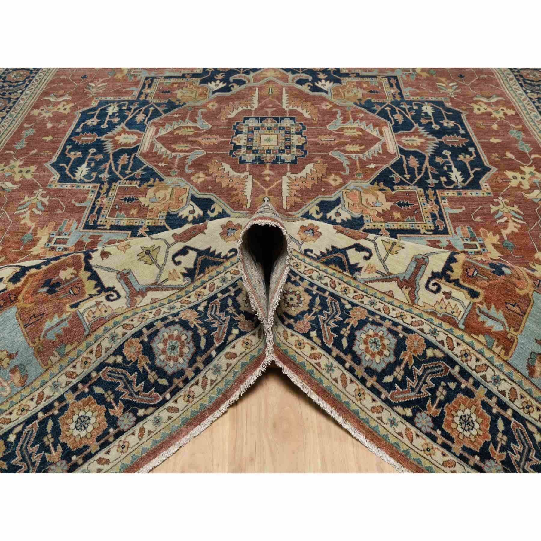 Heriz-Hand-Knotted-Rug-454640