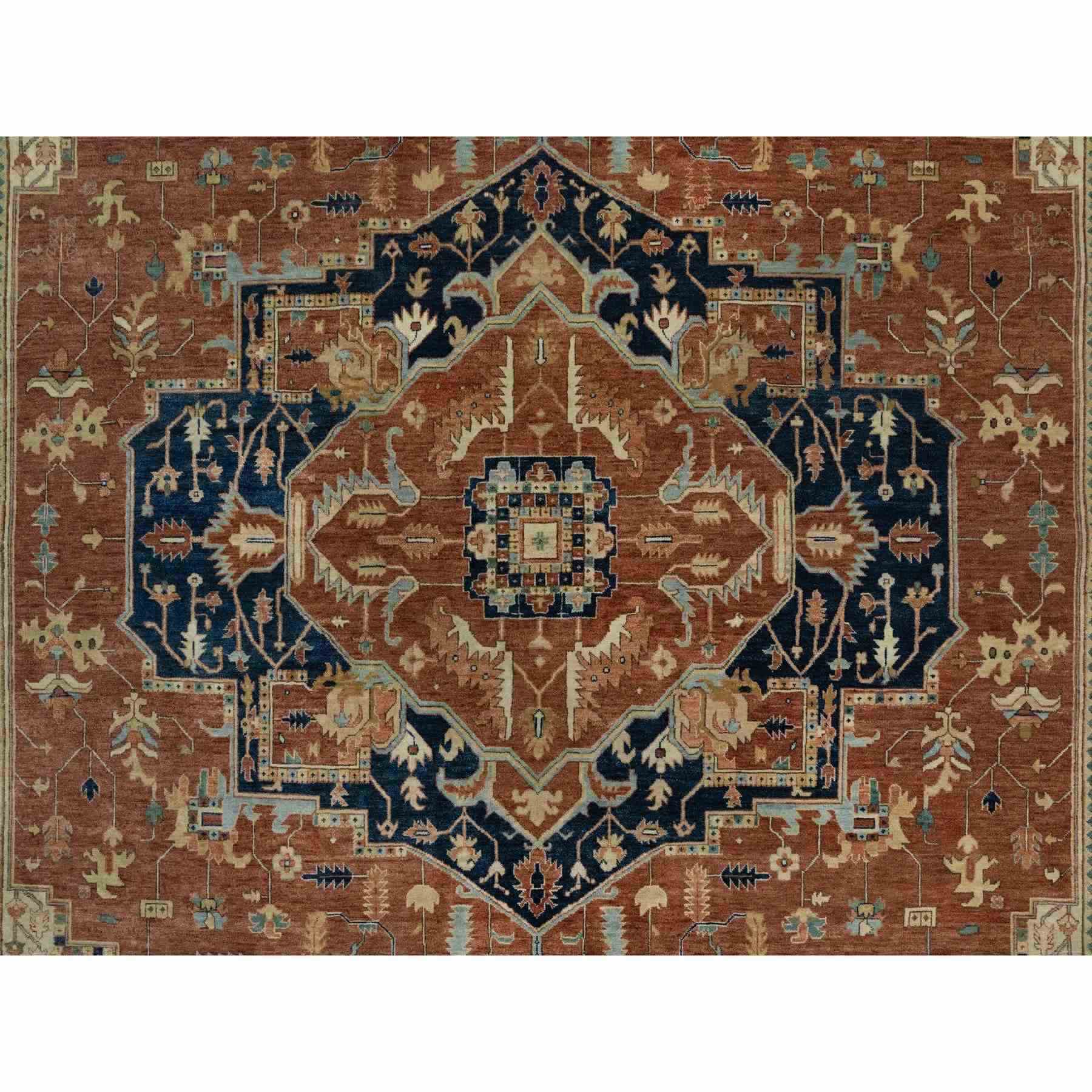 Heriz-Hand-Knotted-Rug-454640