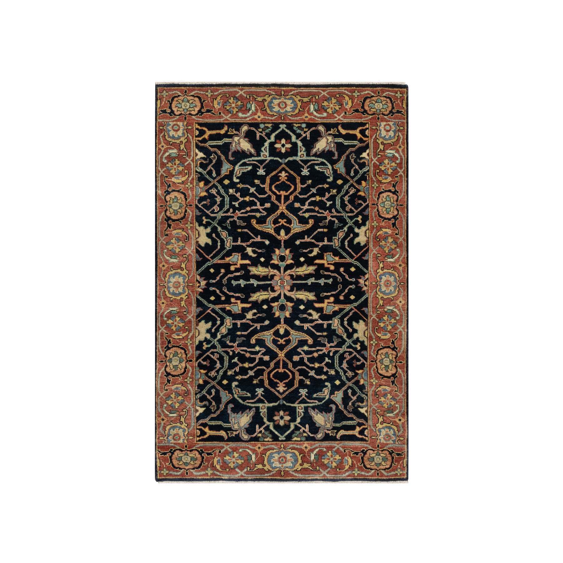 Heriz-Hand-Knotted-Rug-454645