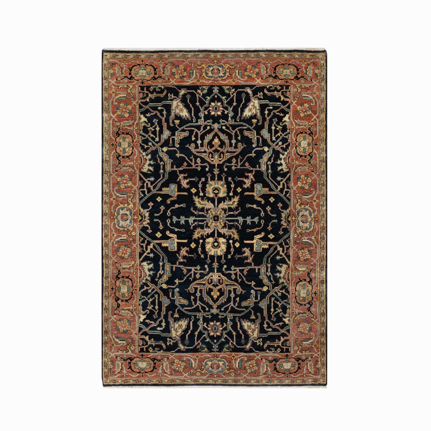 Heriz-Hand-Knotted-Rug-454650