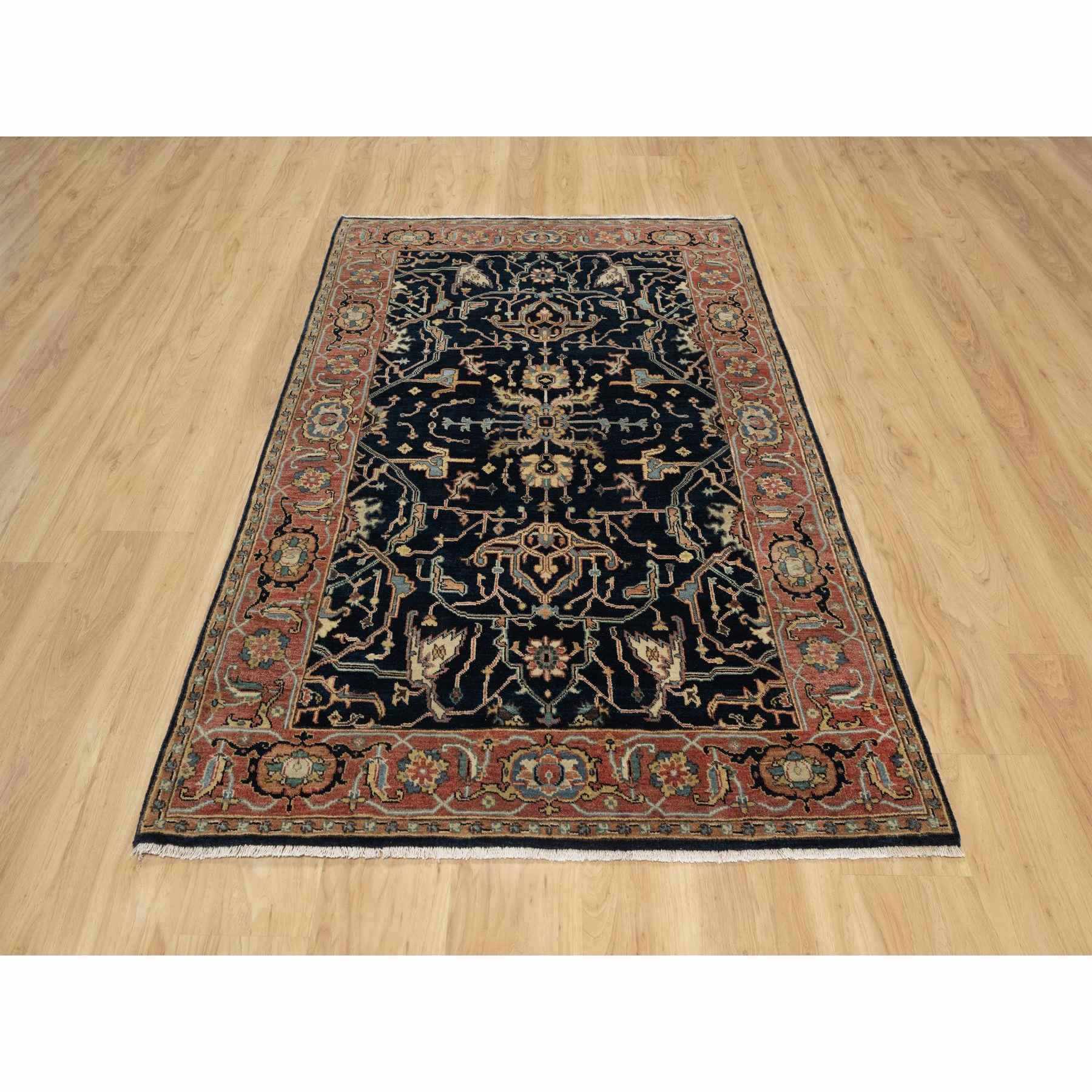 Heriz-Hand-Knotted-Rug-454650