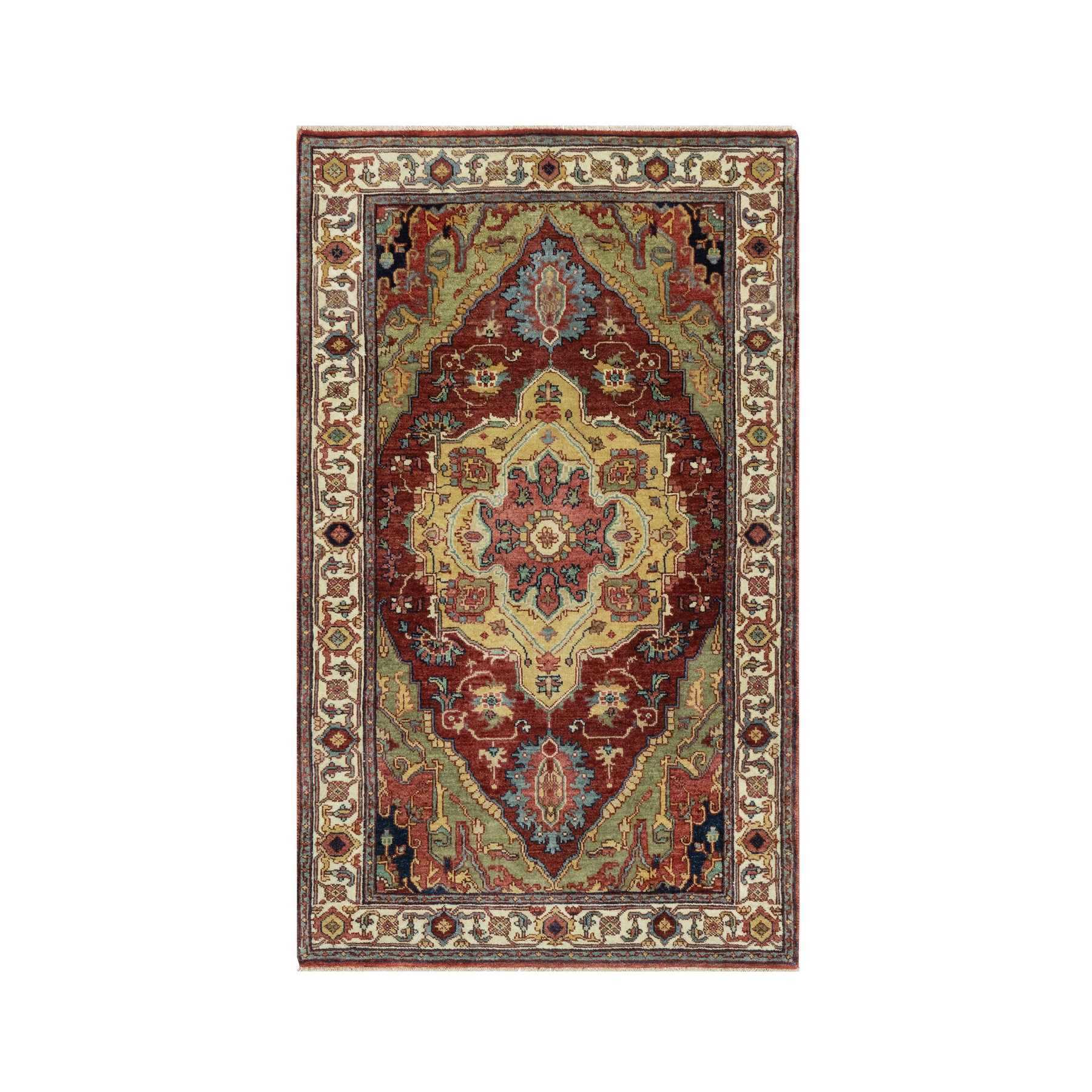 Heriz-Hand-Knotted-Rug-454655