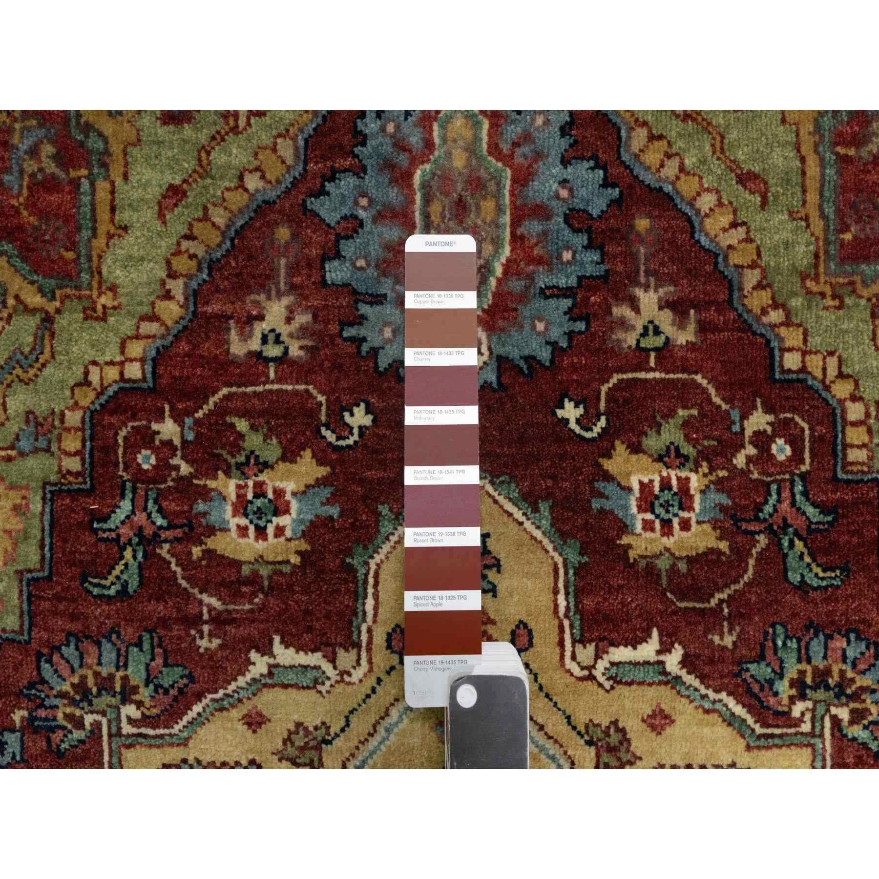 Heriz-Hand-Knotted-Rug-454655