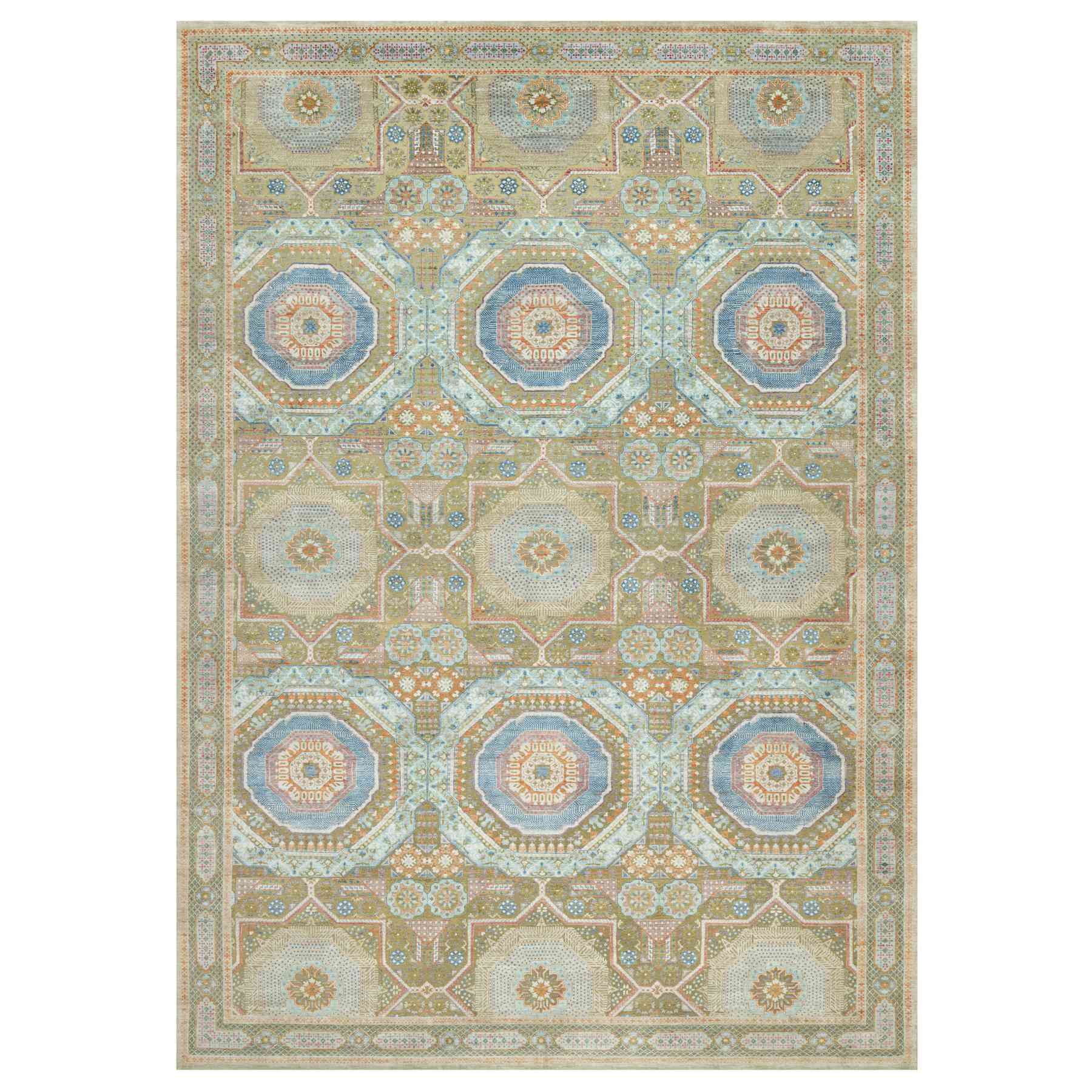 Mamluk-Hand-Knotted-Rug-453445