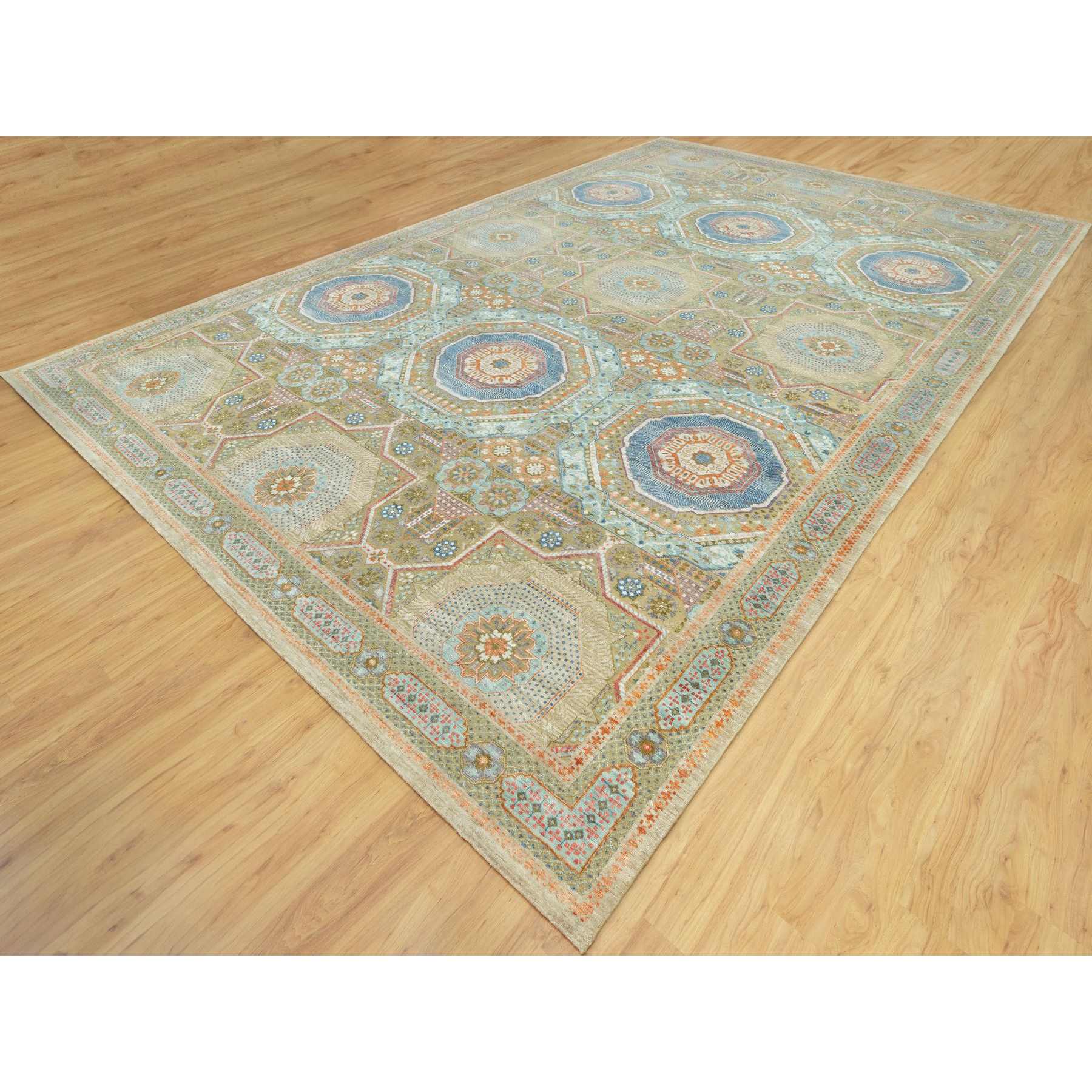 Mamluk-Hand-Knotted-Rug-453445