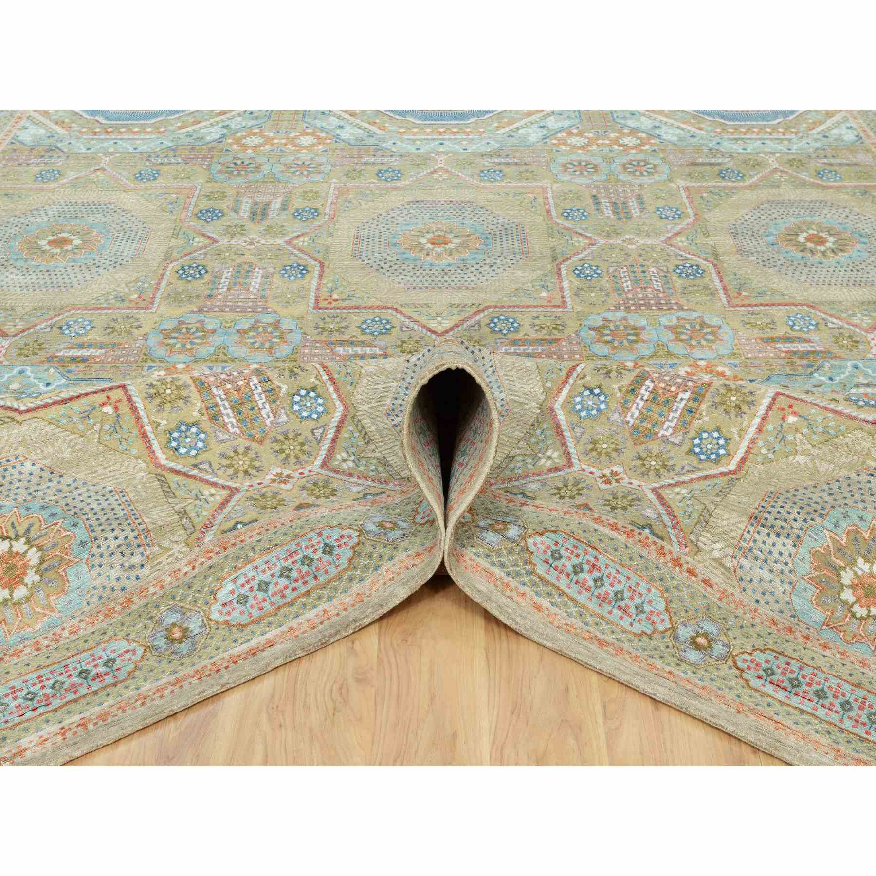 Mamluk-Hand-Knotted-Rug-453445