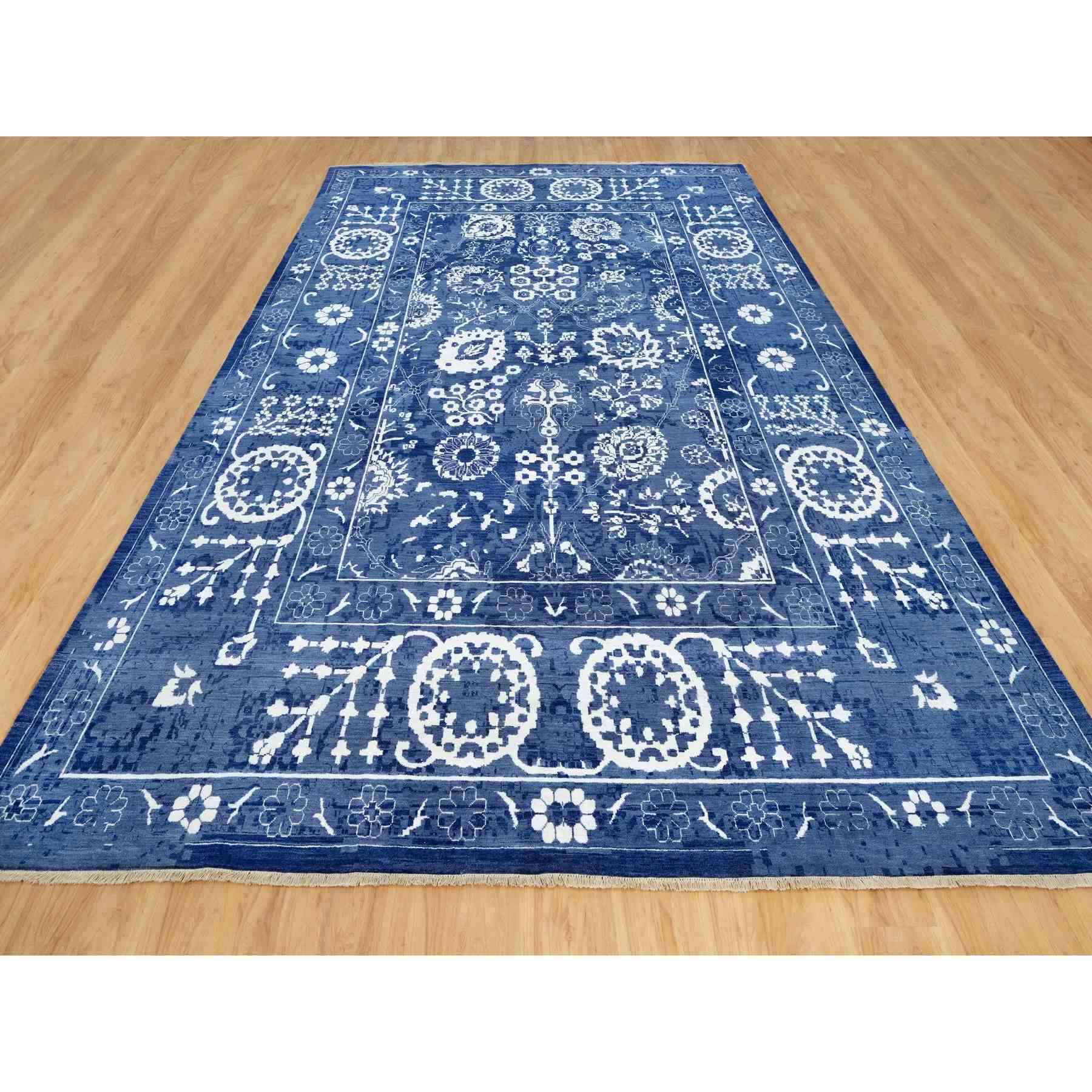 Transitional-Hand-Knotted-Rug-453350
